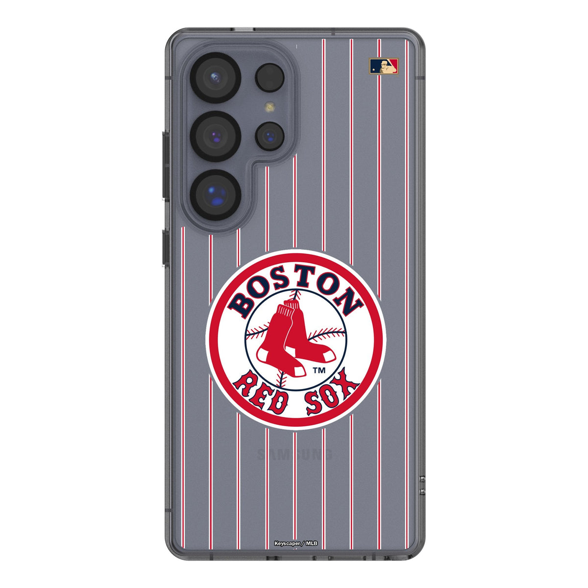 Boston Red Sox 1976-2008 - Cooperstown Collection Pinstripe Clear Phone Case for Samsung Galaxy 1