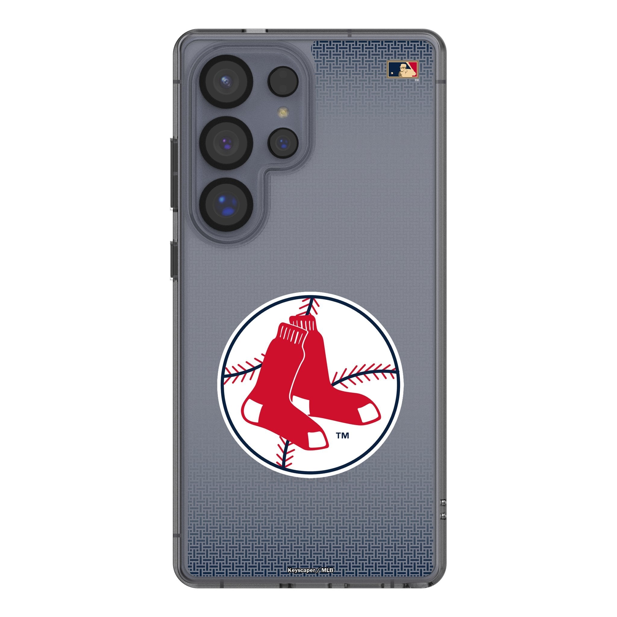 Boston Red Sox 1970-1975 - Cooperstown Collection Linen Clear Phone Case for Samsung Galaxy 1