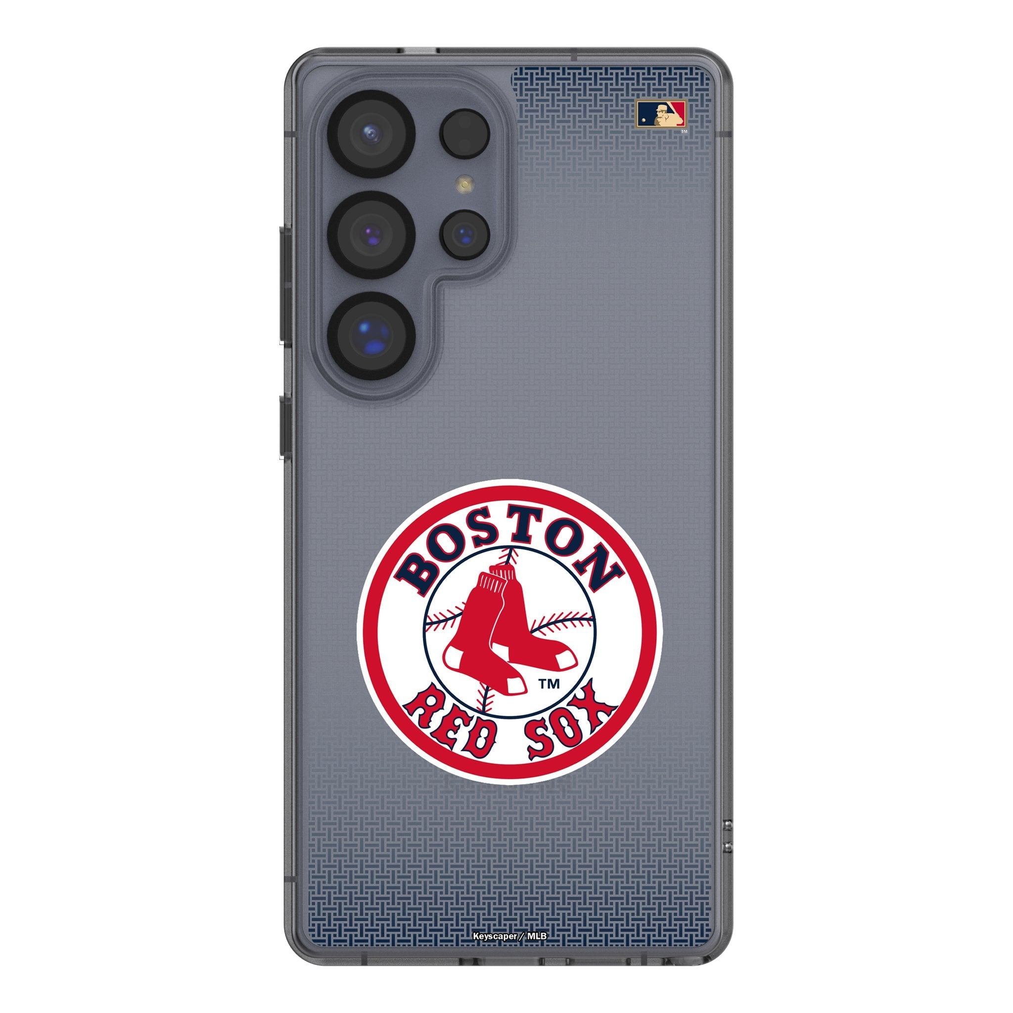 Boston Red Sox 1976-2008 - Cooperstown Collection Linen Clear Phone Case for Samsung Galaxy