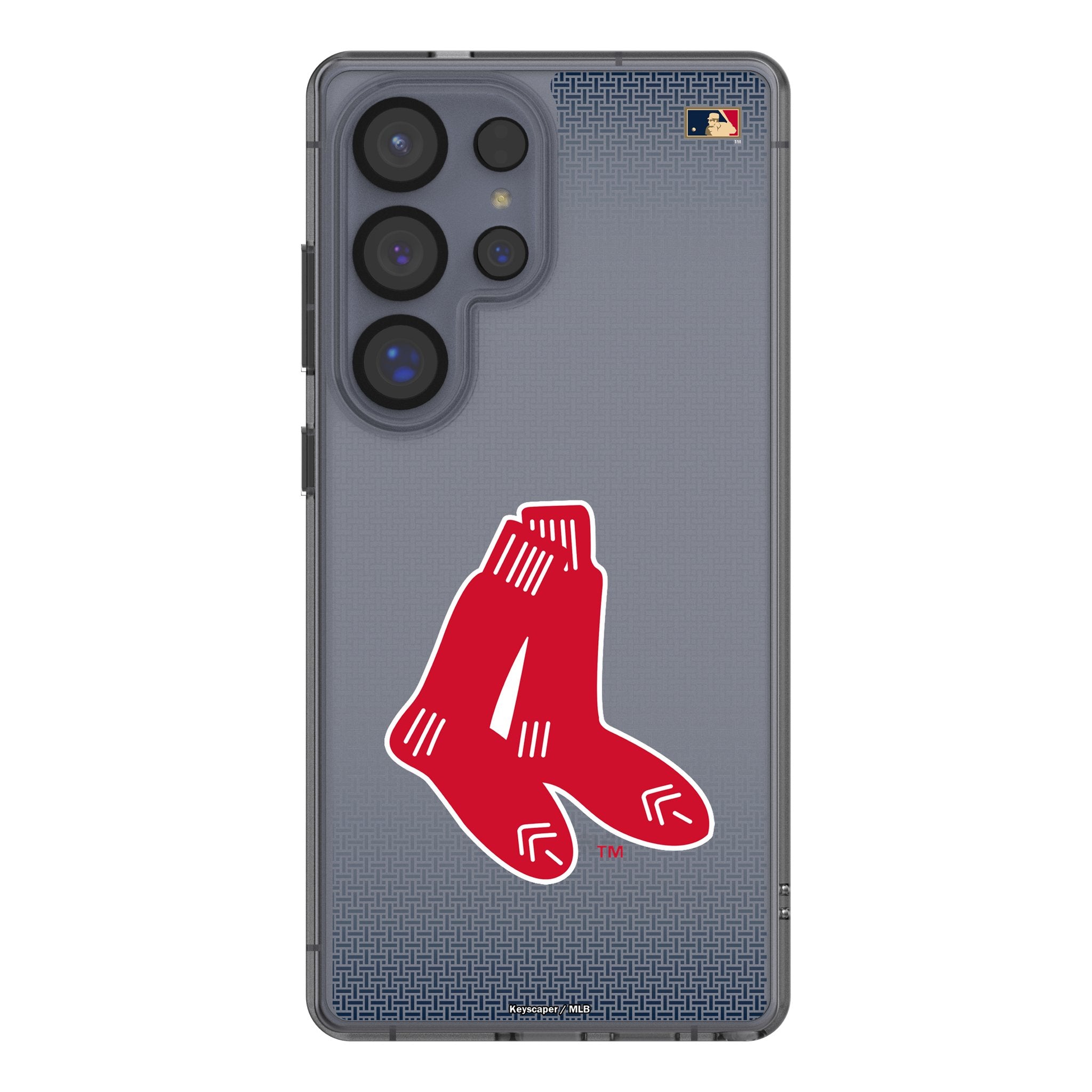 Boston Red Sox 1924-1960 - Cooperstown Collection Linen Clear Phone Case for Samsung Galaxy 1