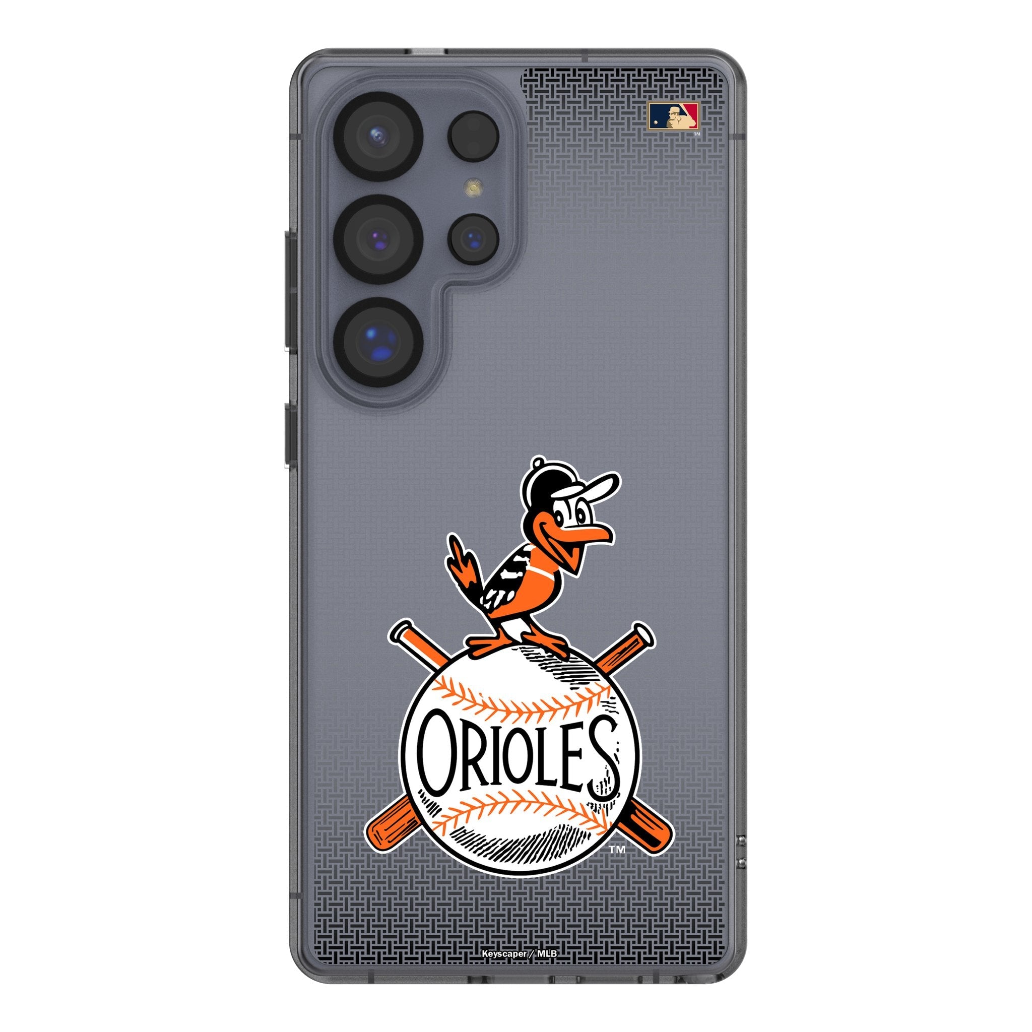 Baltimore Orioles 1954-1963 - Cooperstown Collection Linen Clear Phone Case for Samsung Galaxy 1