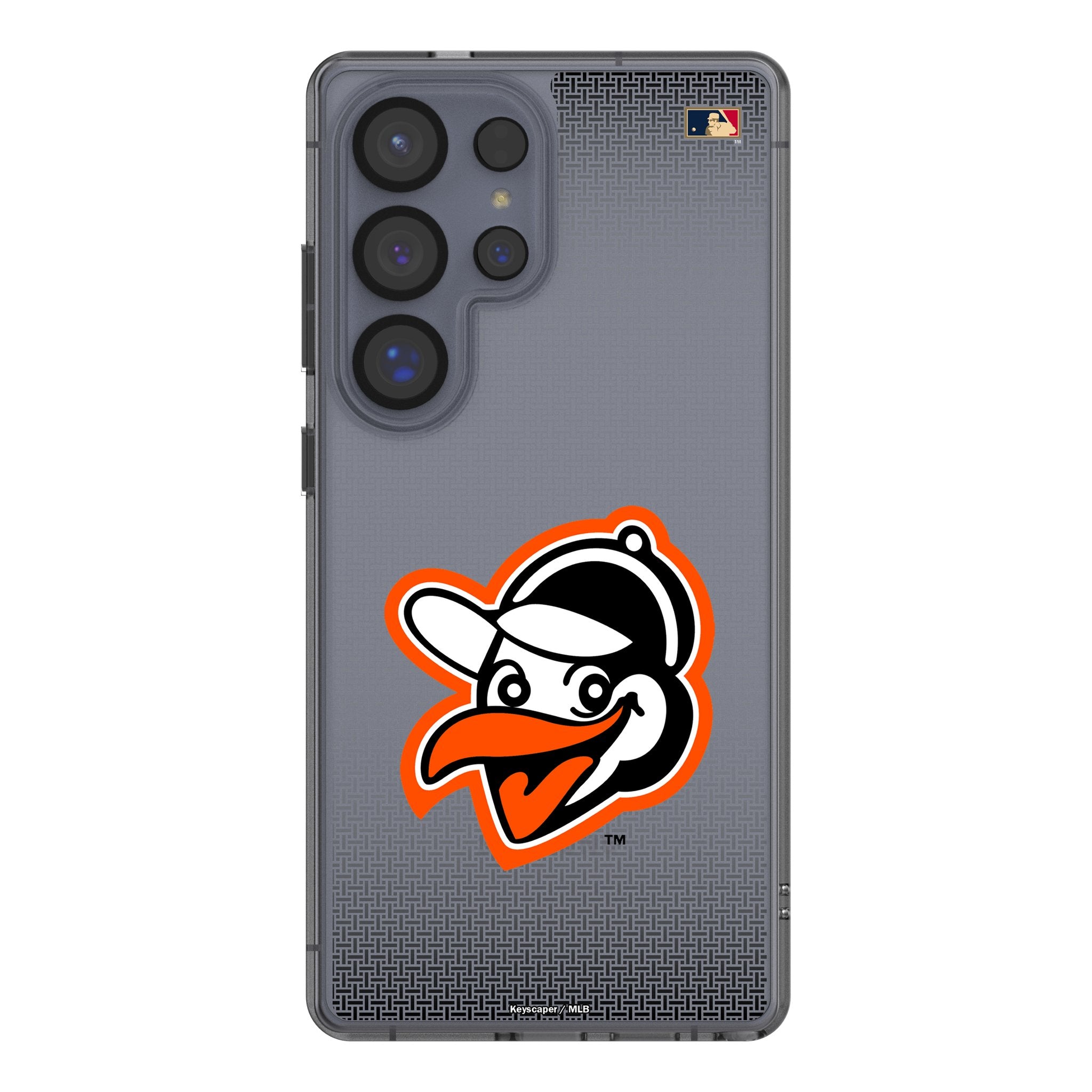 Baltimore Orioles 1955 - Cooperstown Collection Linen Clear Phone Case for Samsung Galaxy