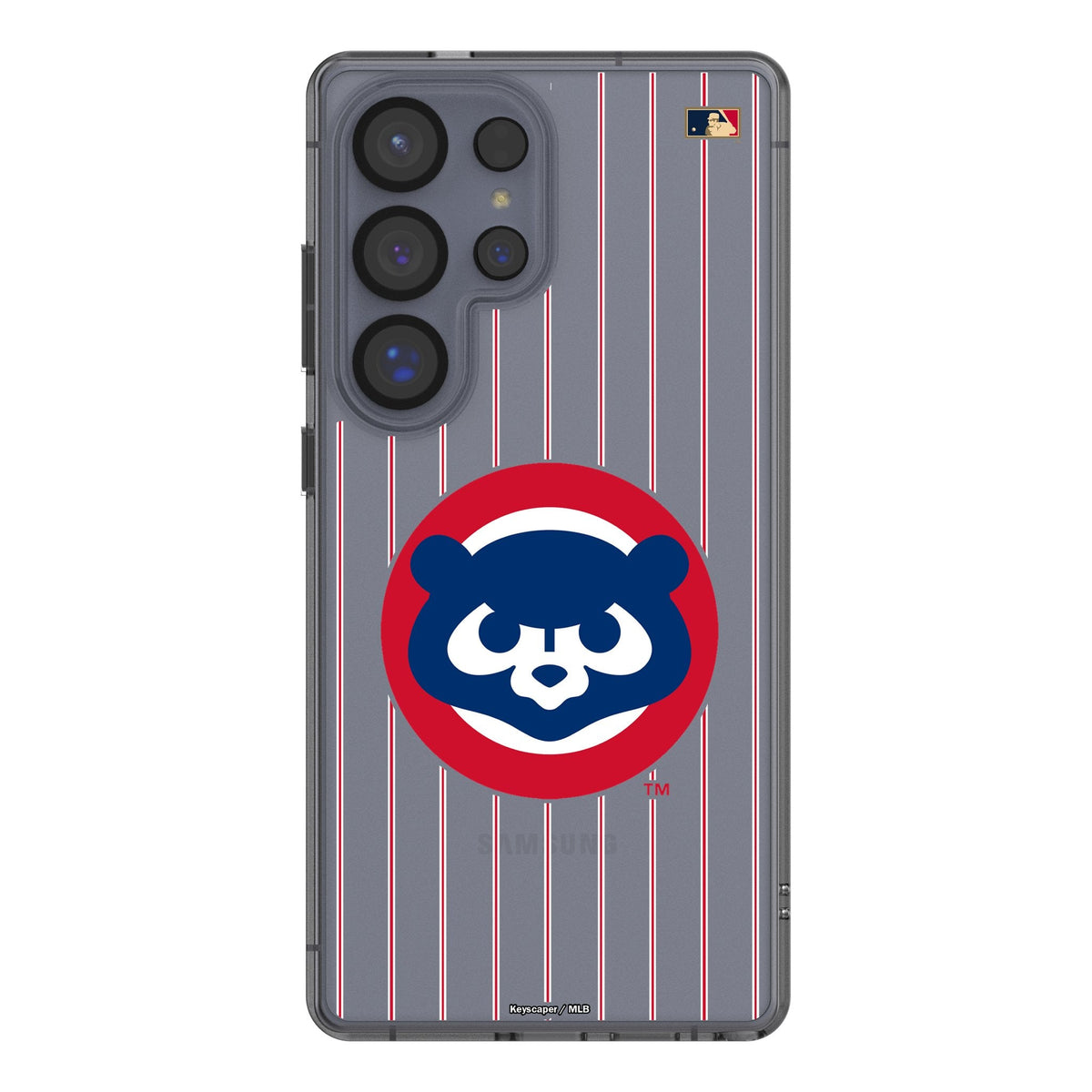 Chicago Cubs Home 1979-1993 - Cooperstown Collection Pinstripe Clear Phone Case for Samsung Galaxy 1
