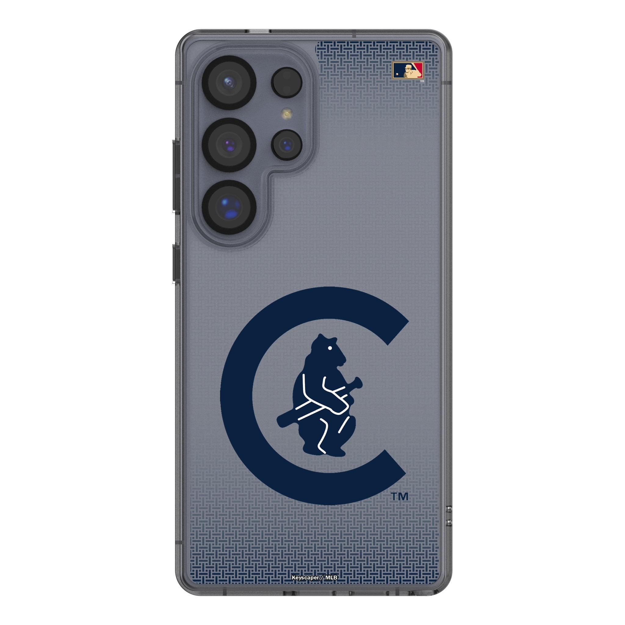 Chicago Cubs 1911-1912 - Cooperstown Collection Linen Clear Phone Case for Samsung Galaxy 1