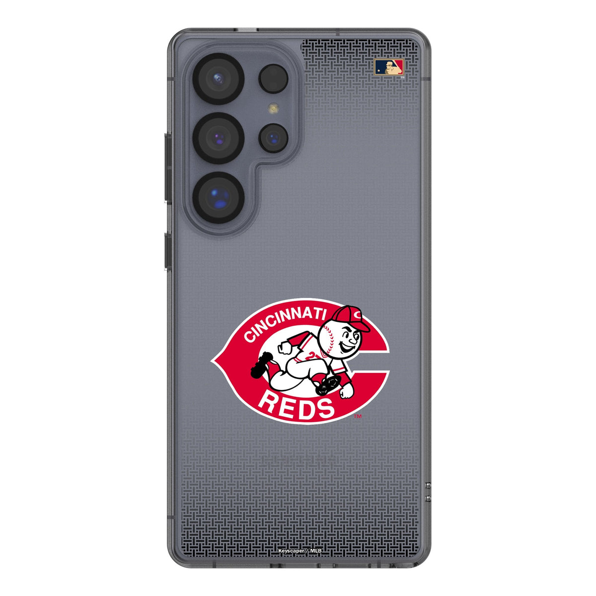 Cincinnati Reds 1974-1992 - Cooperstown Collection Linen Clear Phone Case for Samsung Galaxy 1
