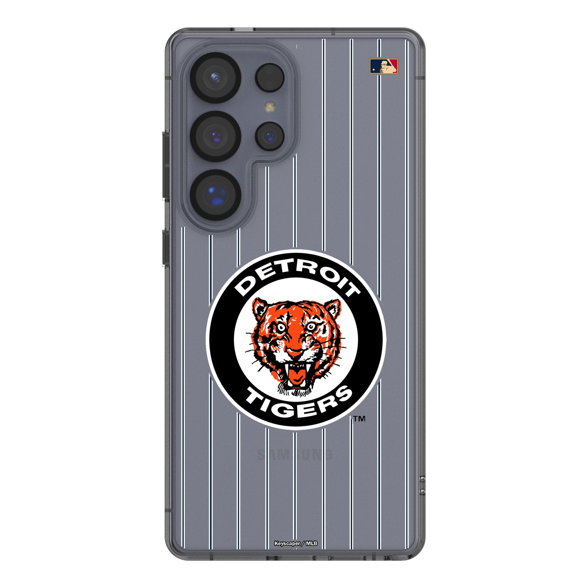 Detroit Tigers 1961-1963 - Cooperstown Collection Pinstripe Clear Phone Case for Samsung Galaxy 1