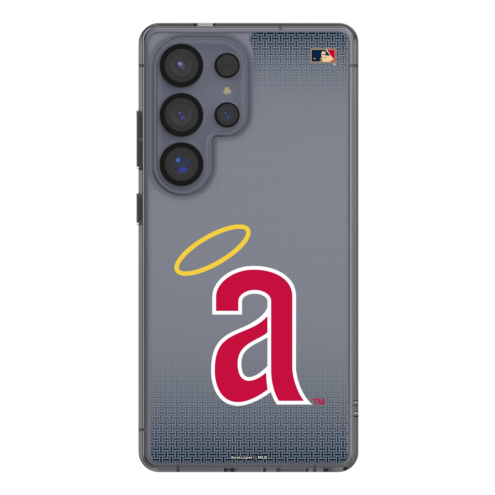LA Angels 1971 - Cooperstown Collection Linen Clear Phone Case for Samsung Galaxy 1