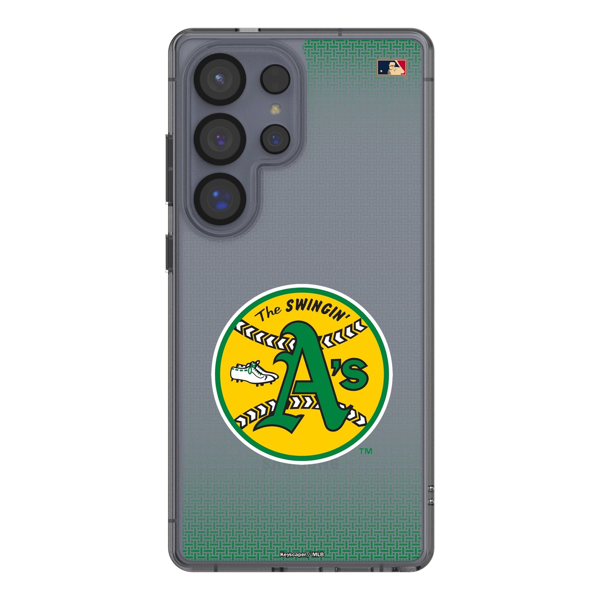 Oakland As 1971-1981 - Cooperstown Collection Linen Clear Phone Case for Samsung Galaxy 1