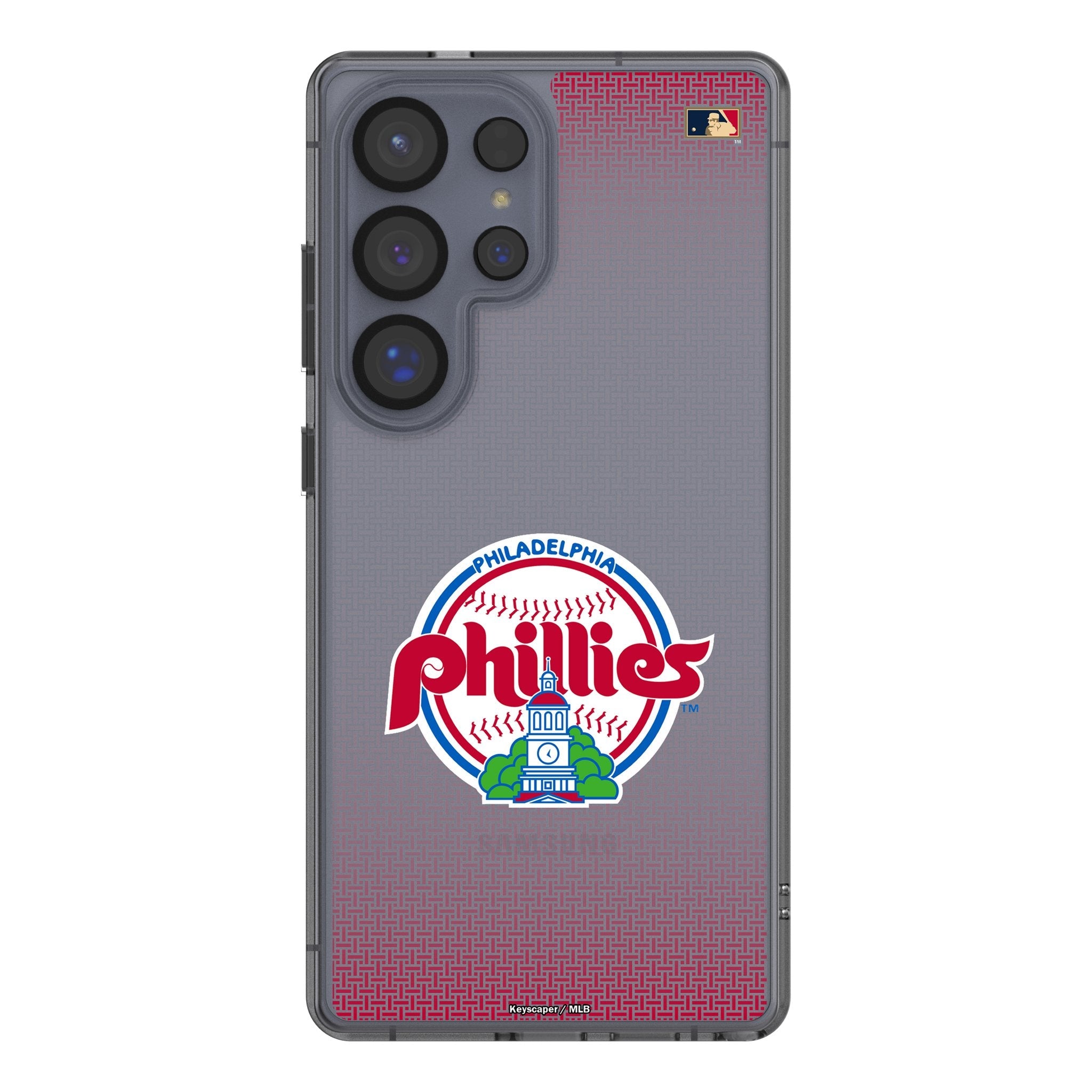 Philadelphia Phillies 1984-1991 - Cooperstown Collection Linen Clear Phone Case for Samsung Galaxy 1