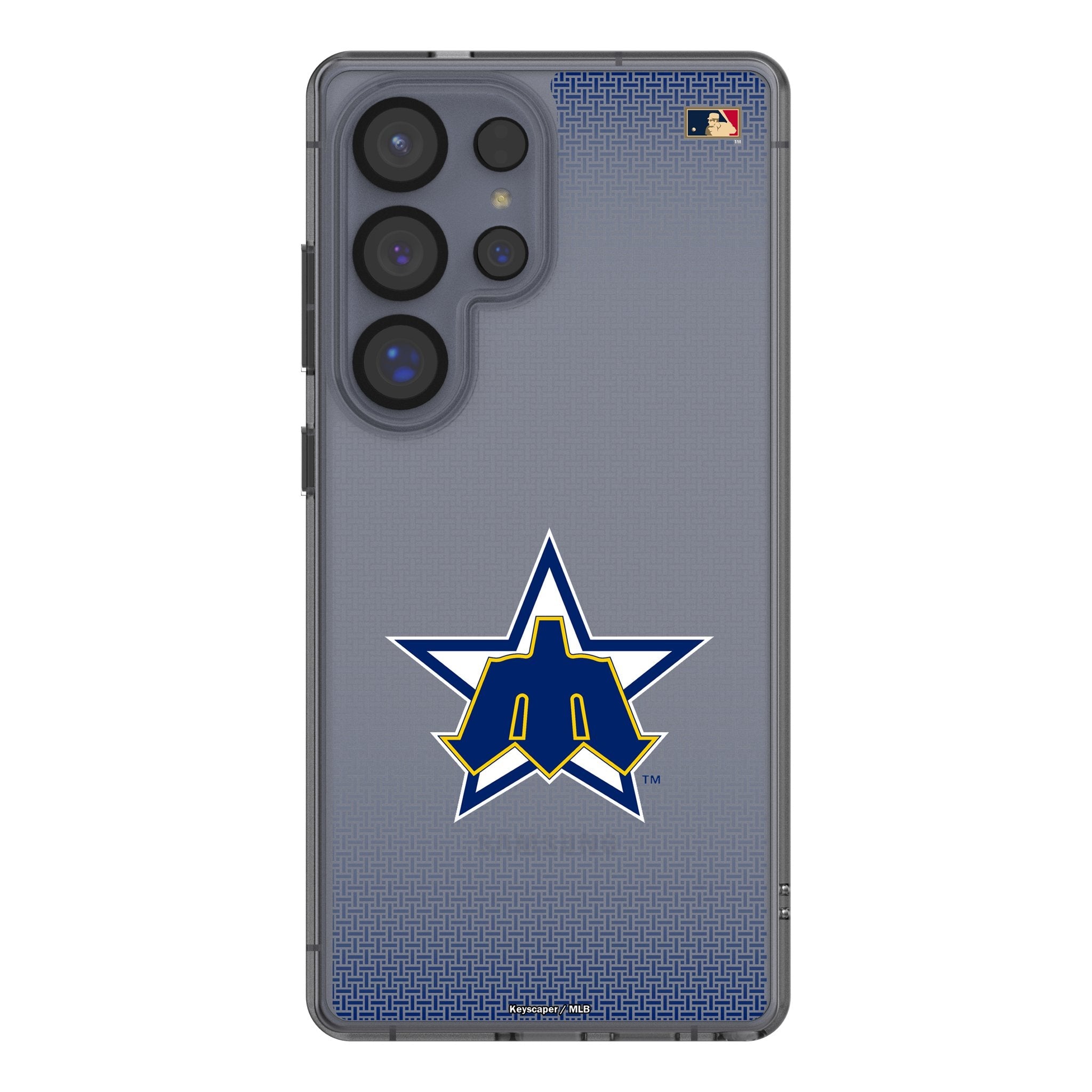Seattle Mariners 1981-1986 - Cooperstown Collection Linen Clear Phone Case for Samsung Galaxy 1