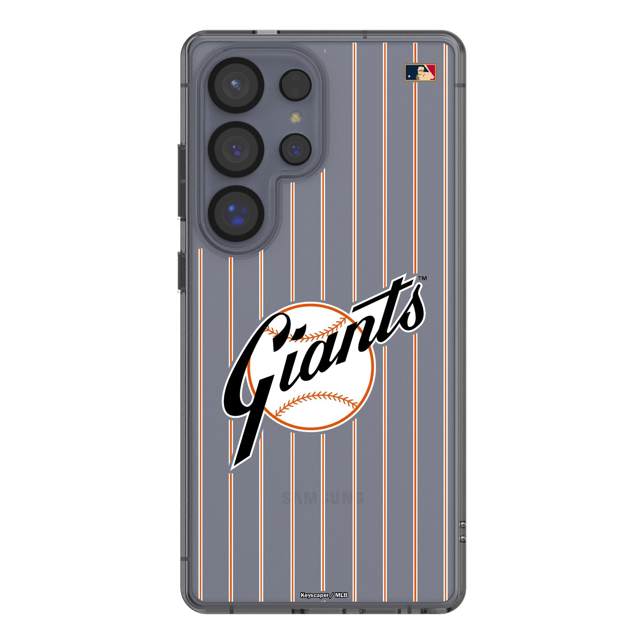 San Francisco Giants 1958-1967 - Cooperstown Collection Pinstripe Clear Phone Case for Samsung Galaxy