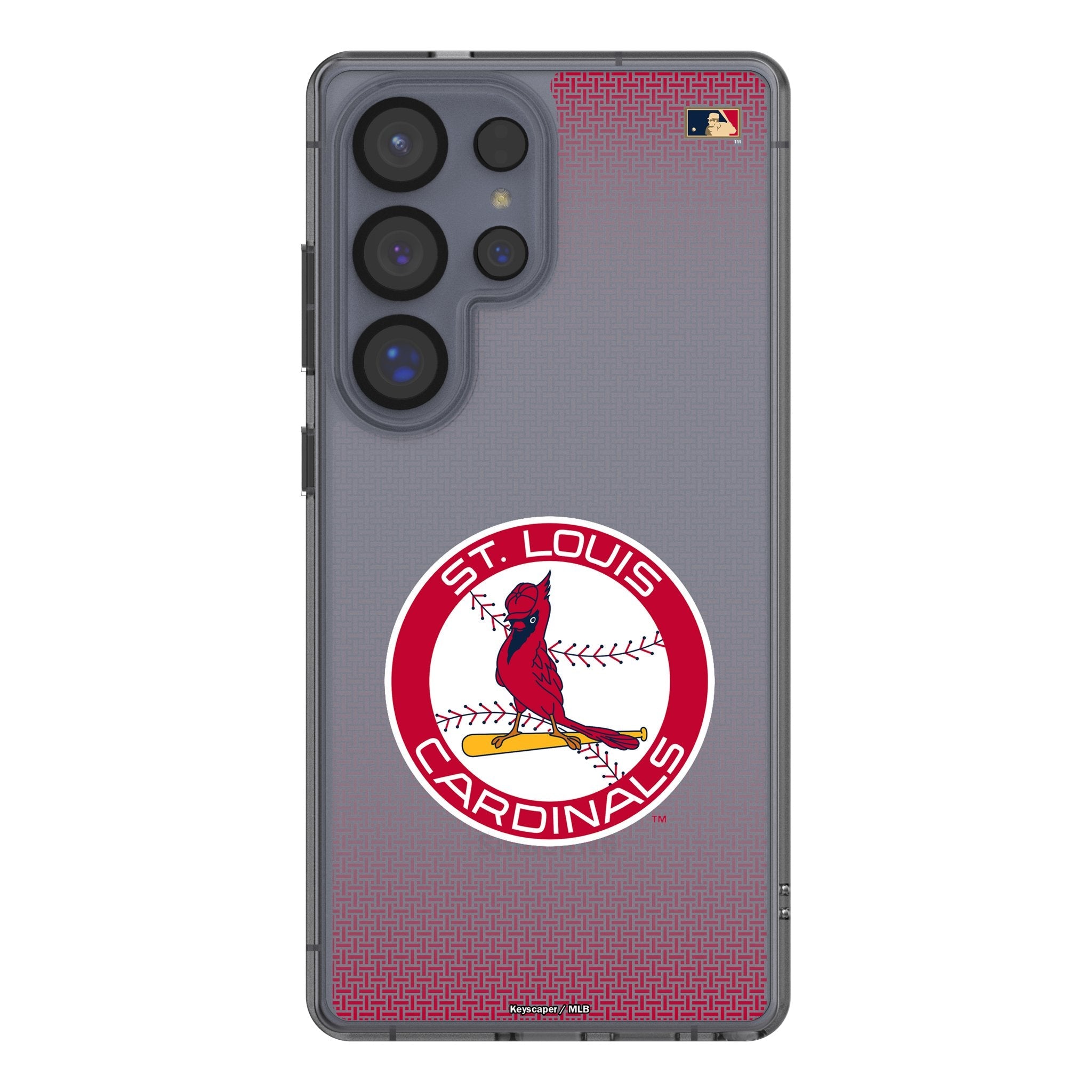 St Louis Cardinals 1966-1997 - Cooperstown Collection Linen Clear Phone Case for Samsung Galaxy 1