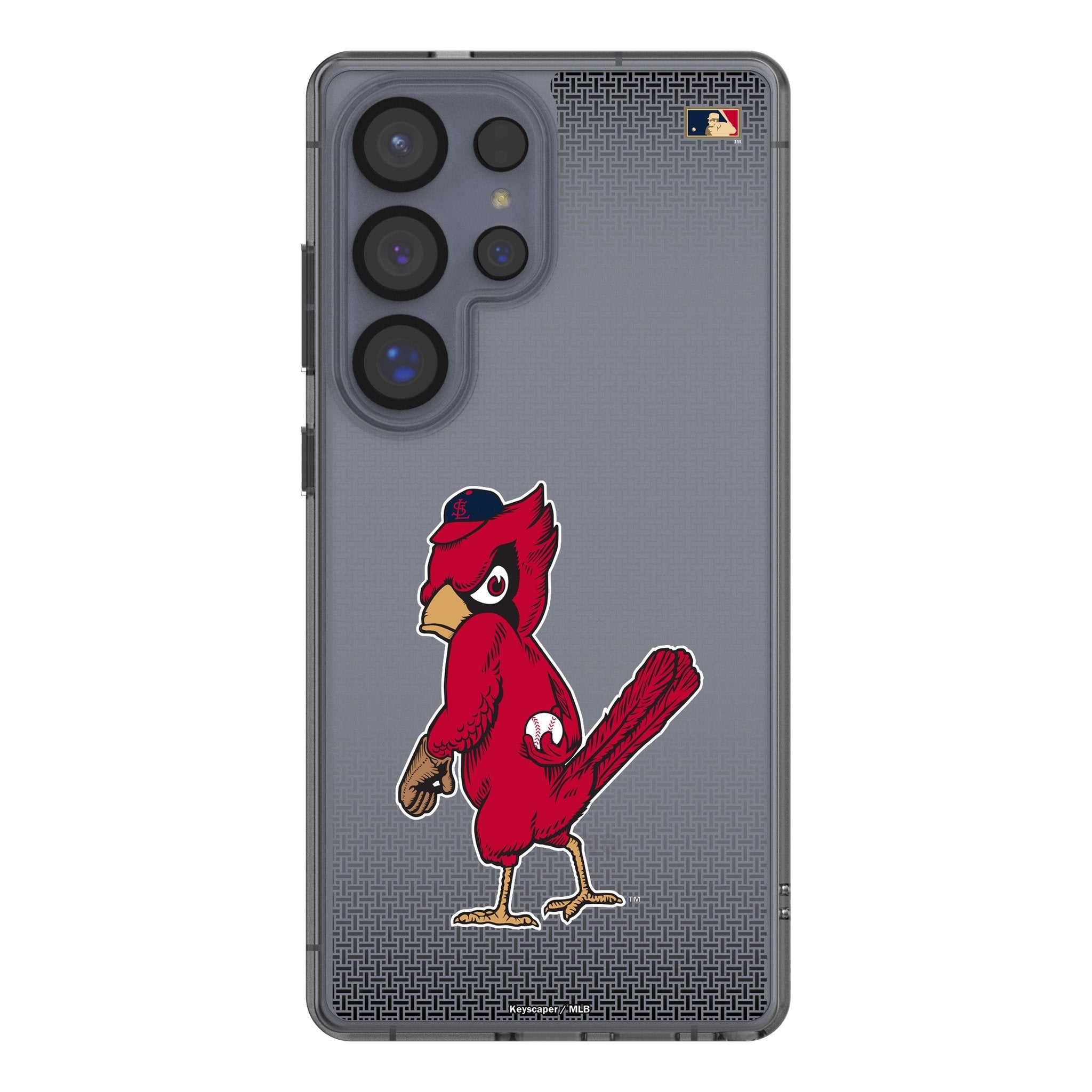 St Louis Cardinals 1950s - Cooperstown Collection Linen Clear Phone Case for Samsung Galaxy