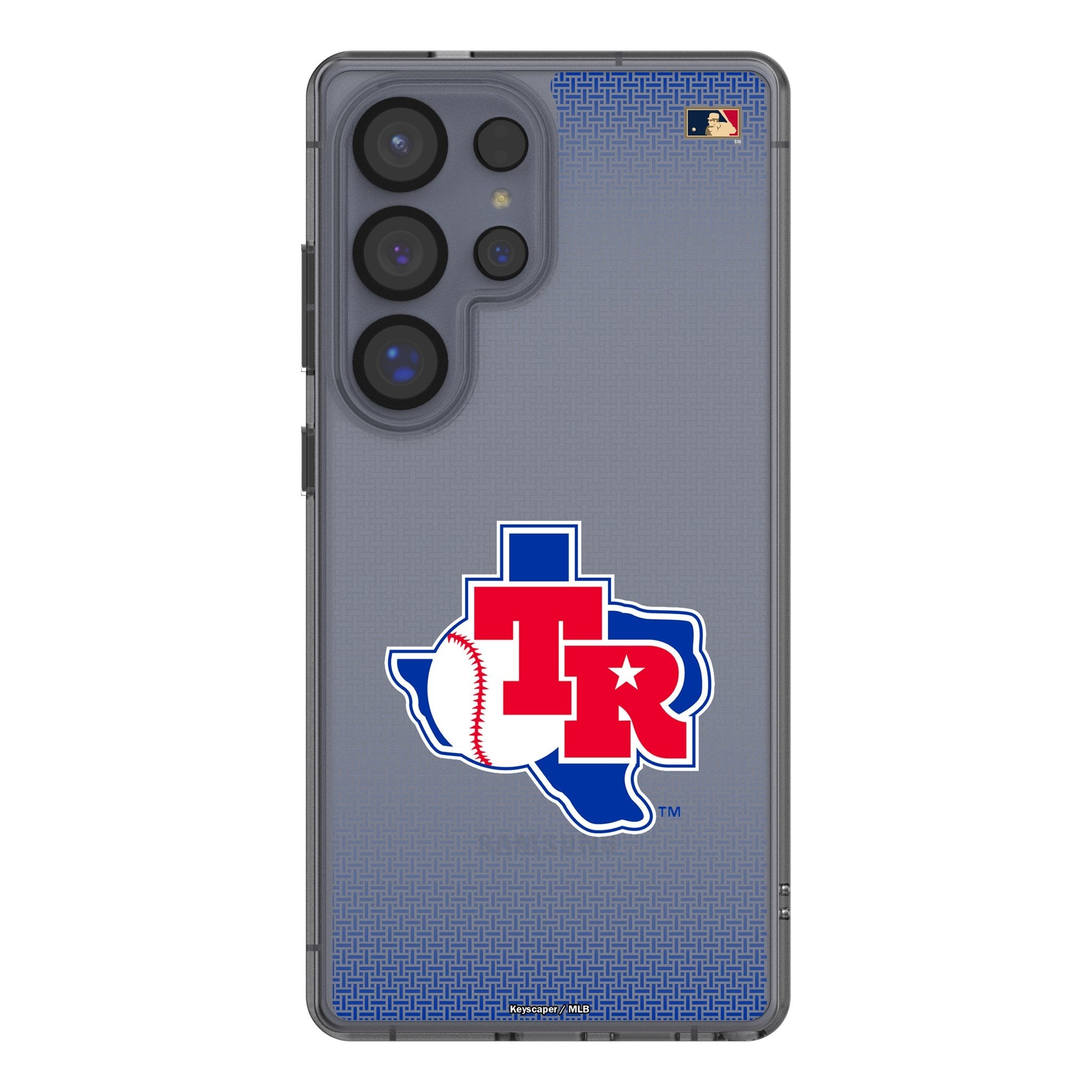 Texas Rangers 1981-1983 - Cooperstown Collection Linen Clear Phone Case for Samsung Galaxy 1