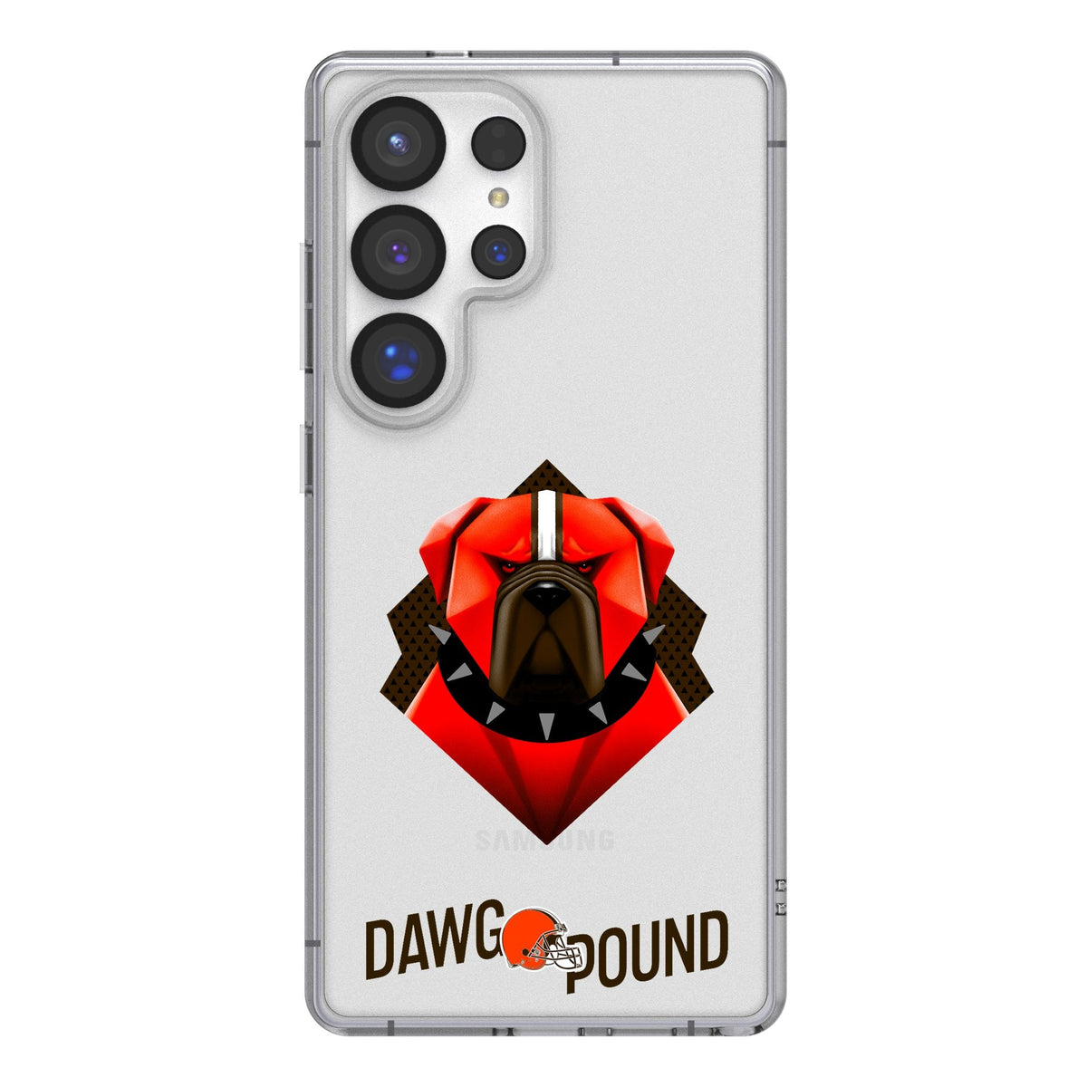 Cleveland Browns 2024 Edition Clear Phone Case for Samsung Galaxy 1