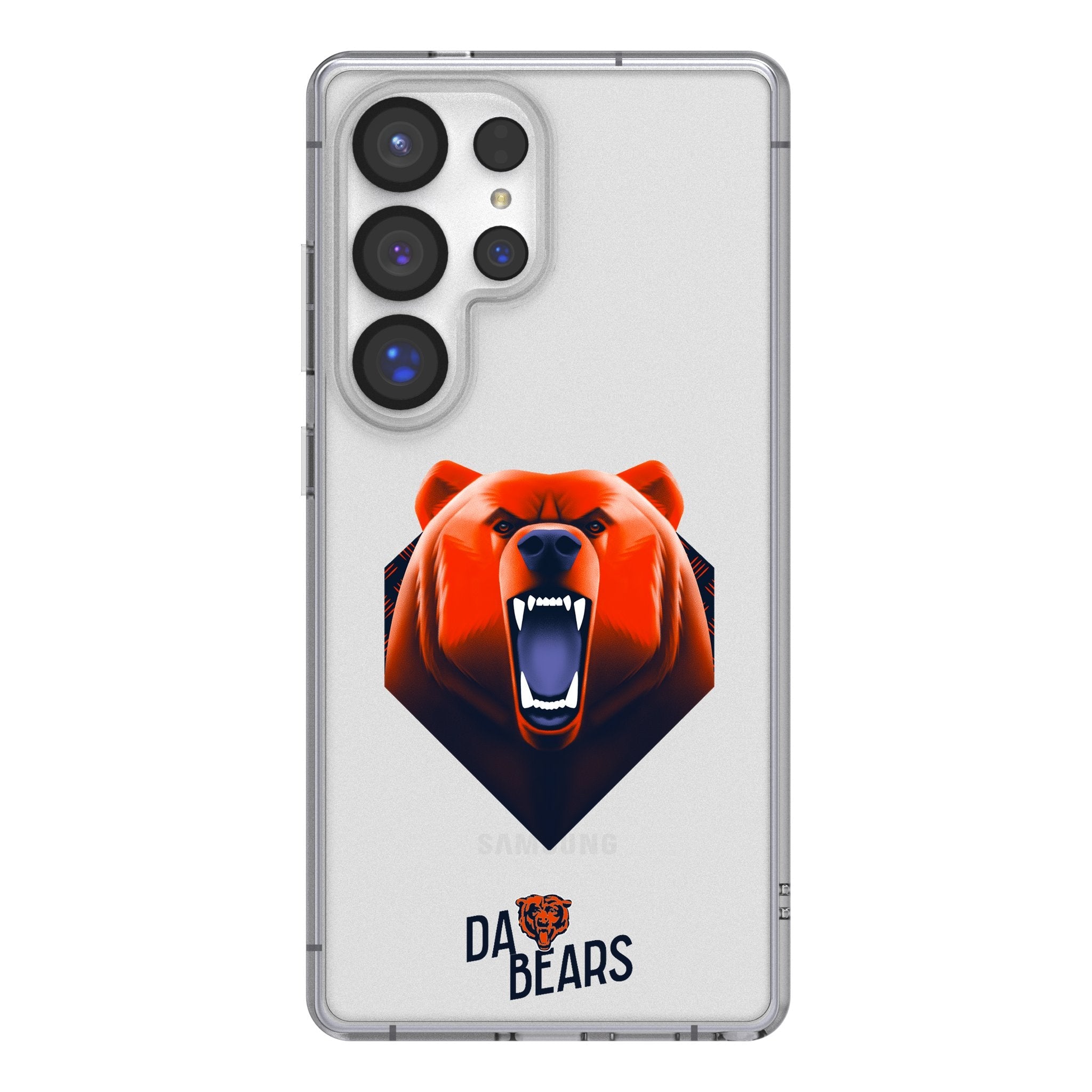 Chicago Bears 2024 Edition Clear Phone Case for Samsung Galaxy 1