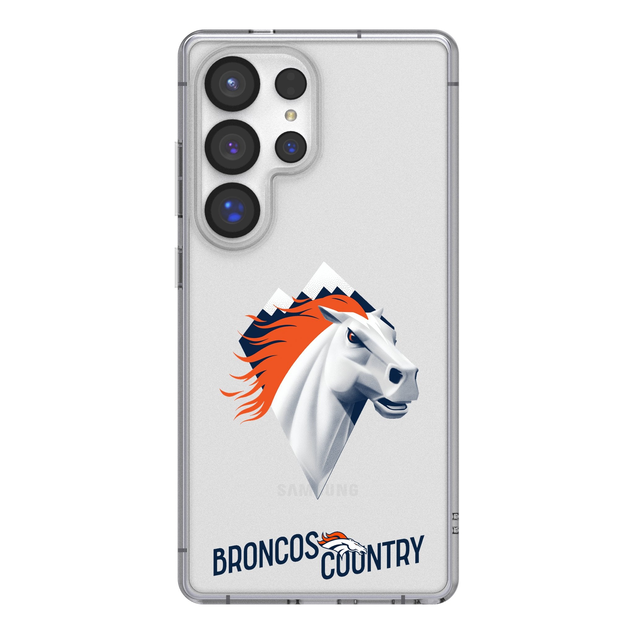Denver Broncos 2024 Edition Clear Phone Case for Samsung Galaxy 1