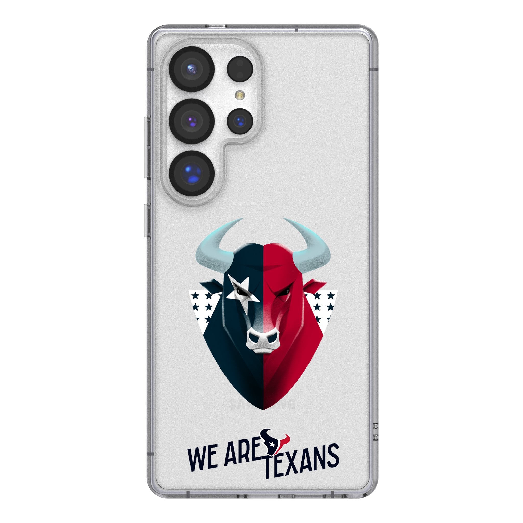 Houston Texans 2024 Edition Clear Phone Case for Samsung Galaxy 1