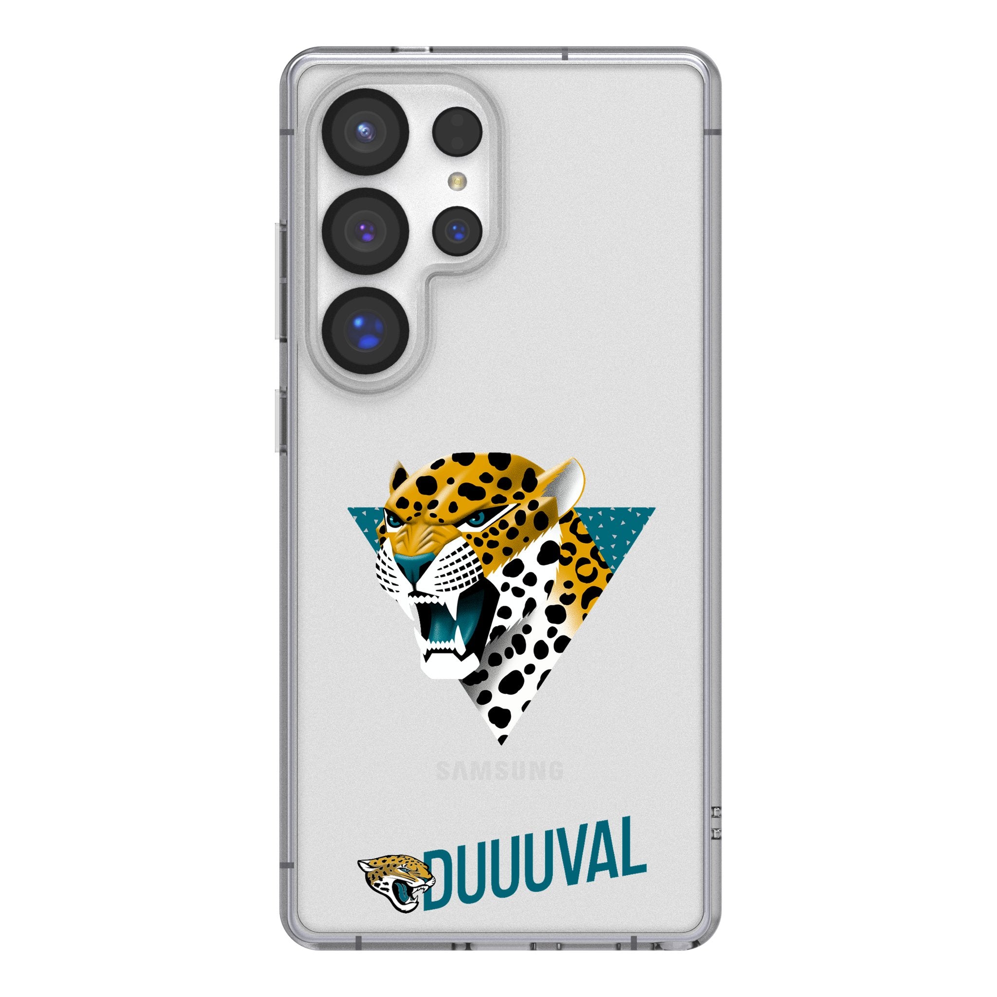 Jacksonville Jaguars 2024 Edition Clear Phone Case for Samsung Galaxy 1