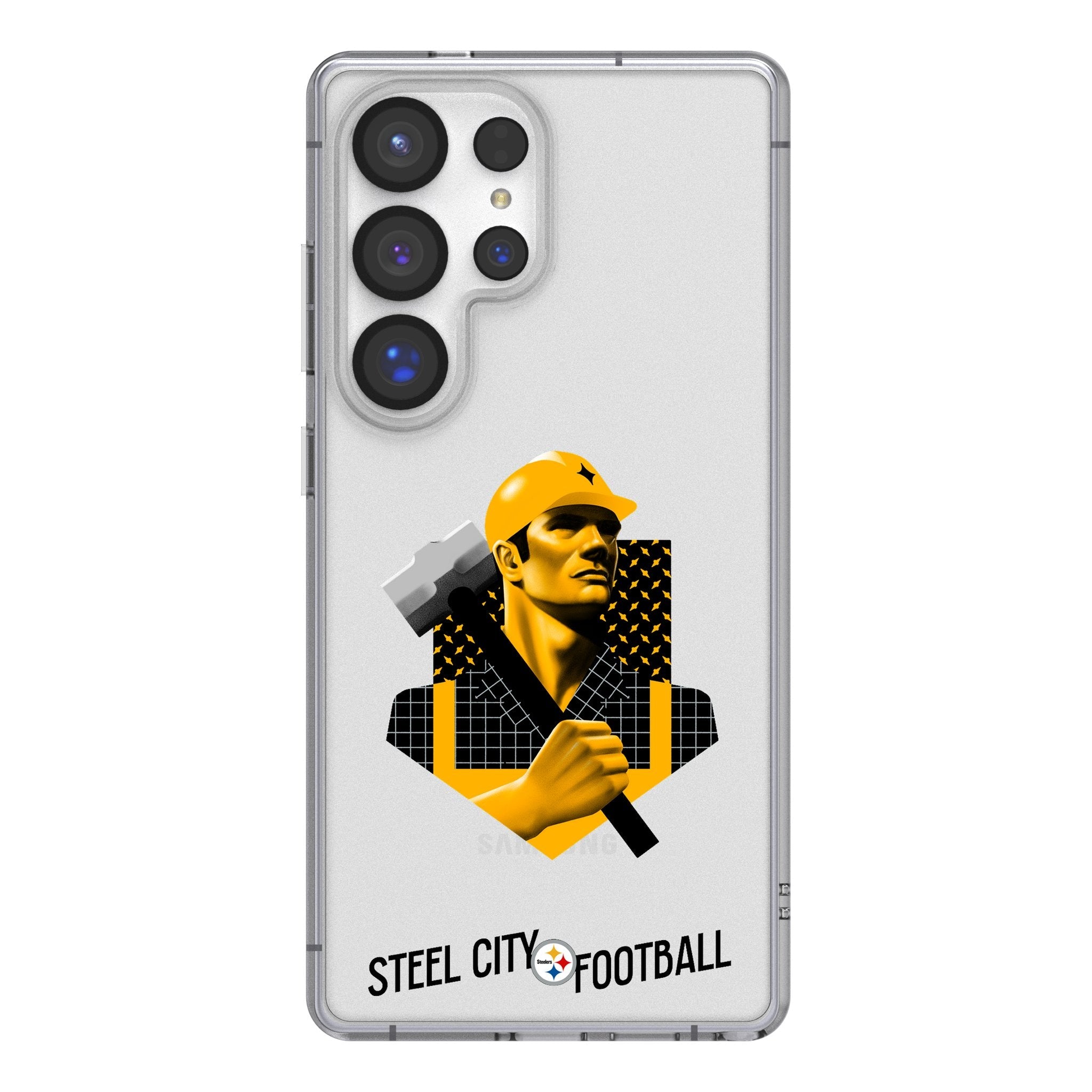 Pittsburgh Steelers 2024 Edition Clear Phone Case for Samsung Galaxy 1