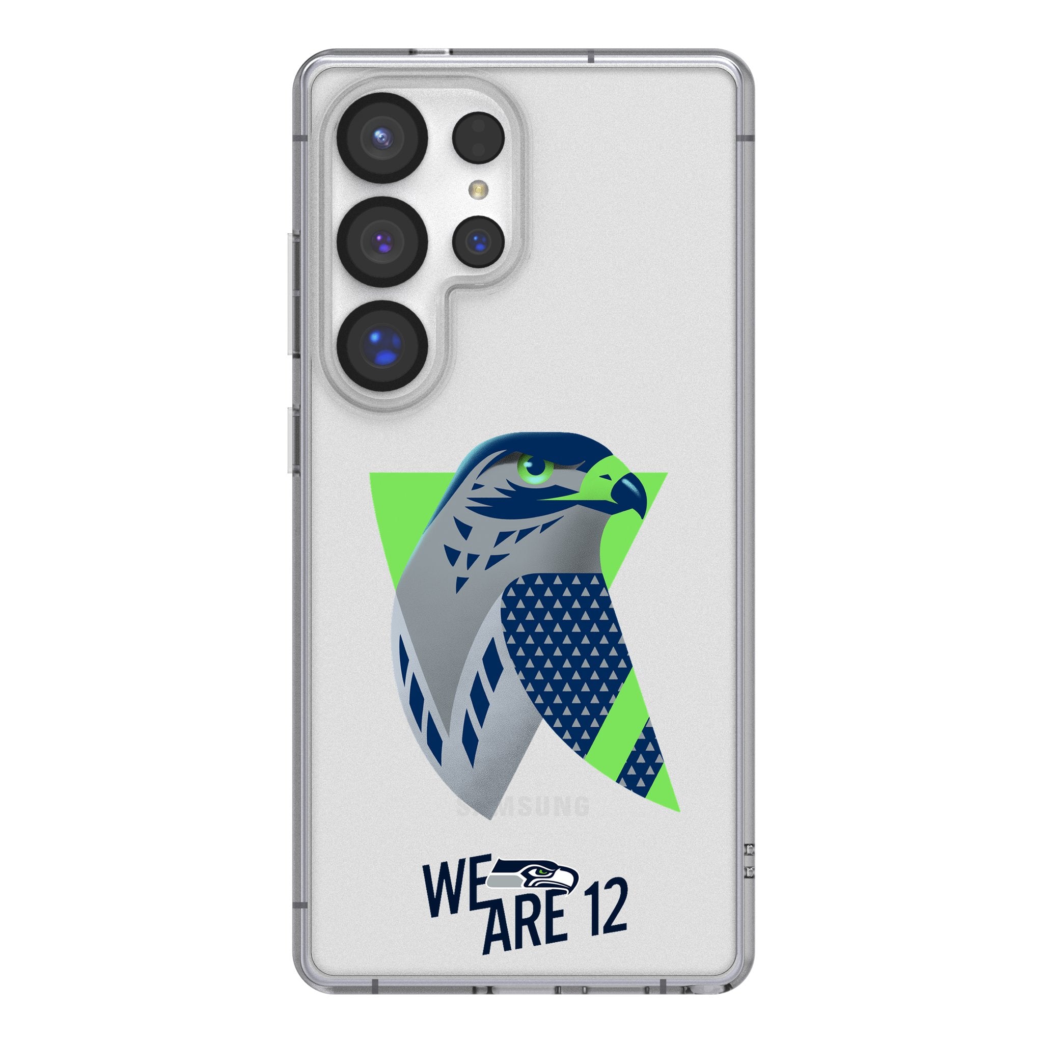 Seattle Seahawks 2024 Edition Clear Phone Case for Samsung Galaxy 1
