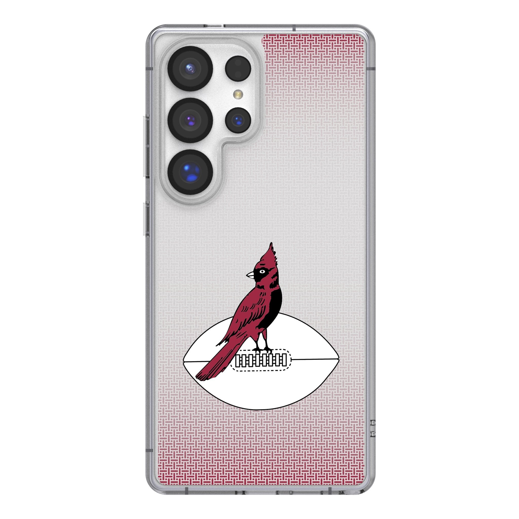 Chicago Cardinals 1947-1959 Historic Collection Linen Clear Phone Case for Samsung Galaxy