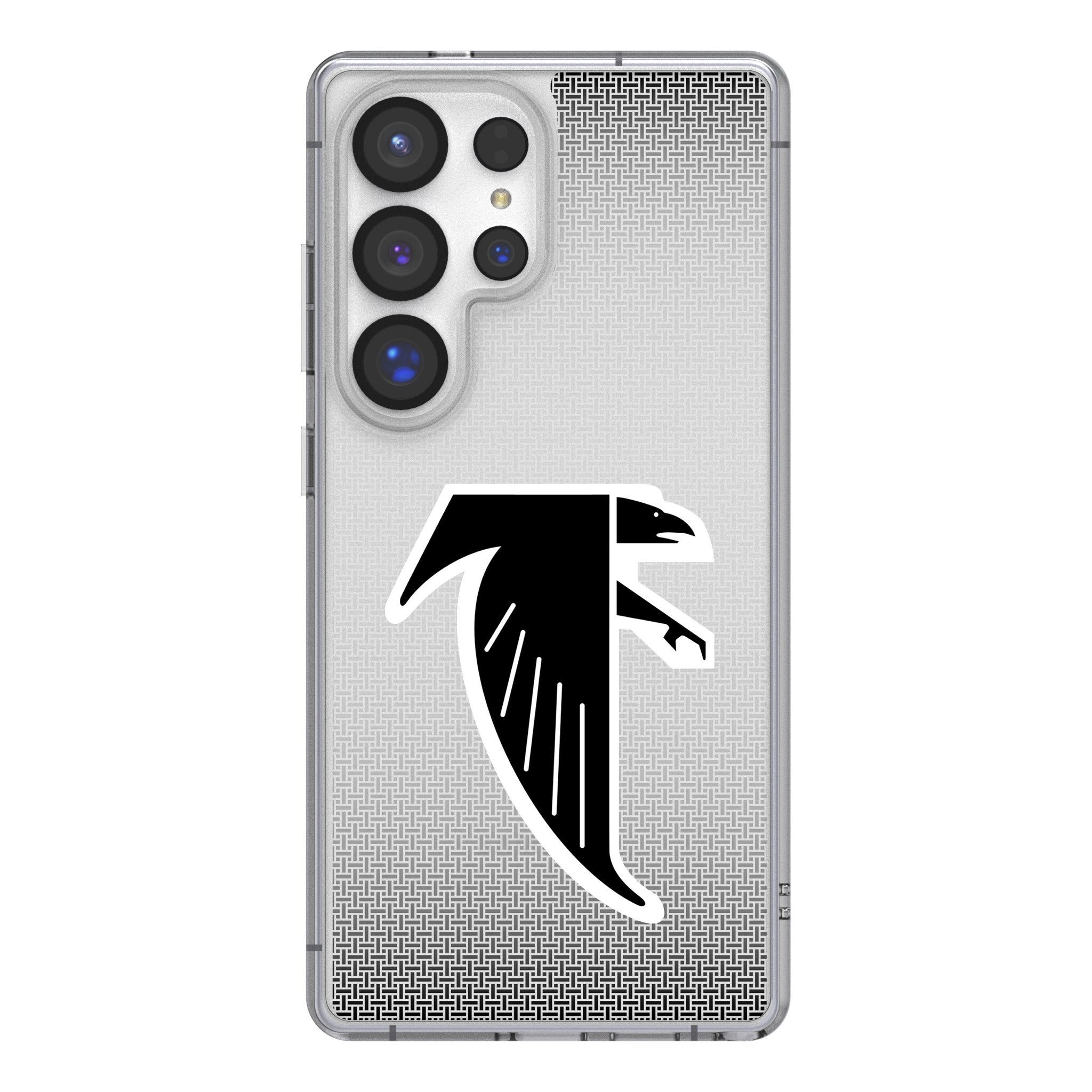 Atlanta Falcons Classic Linen Clear Phone Case for Samsung Galaxy 1