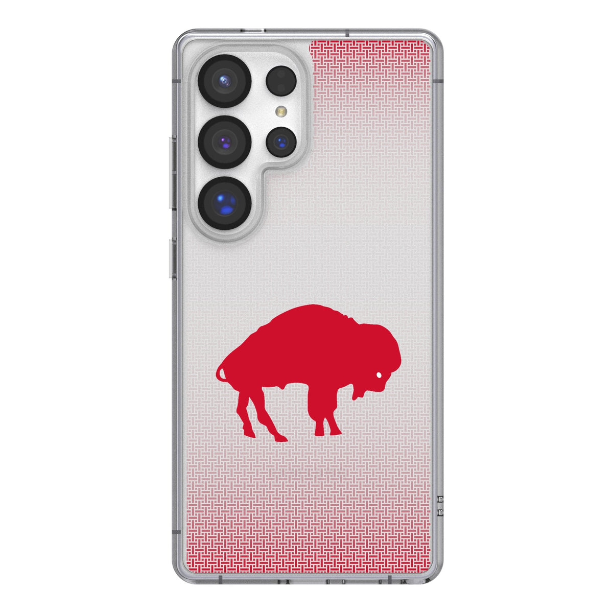 Buffalo Bills Historic Collection Linen Clear Phone Case for Samsung Galaxy