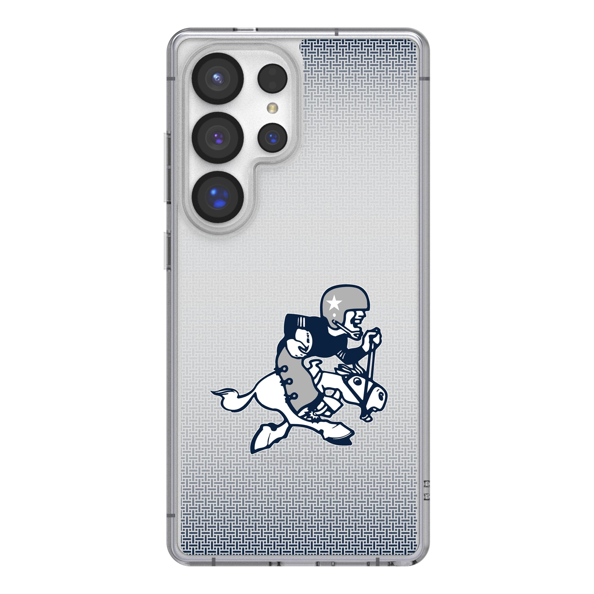 Dallas Cowboys 1966-1969 Historic Collection Linen Clear Phone Case for Samsung Galaxy 1