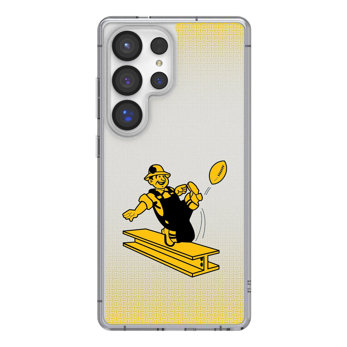 Pittsburgh Steelers 1961 Historic Collection Linen Clear Phone Case for Samsung Galaxy 1