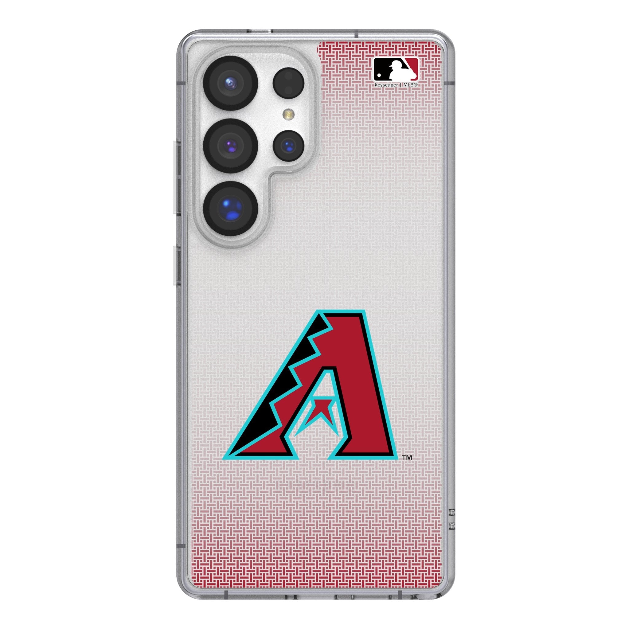 Arizona Diamondbacks Linen Clear Phone Case for Samsung Galaxy