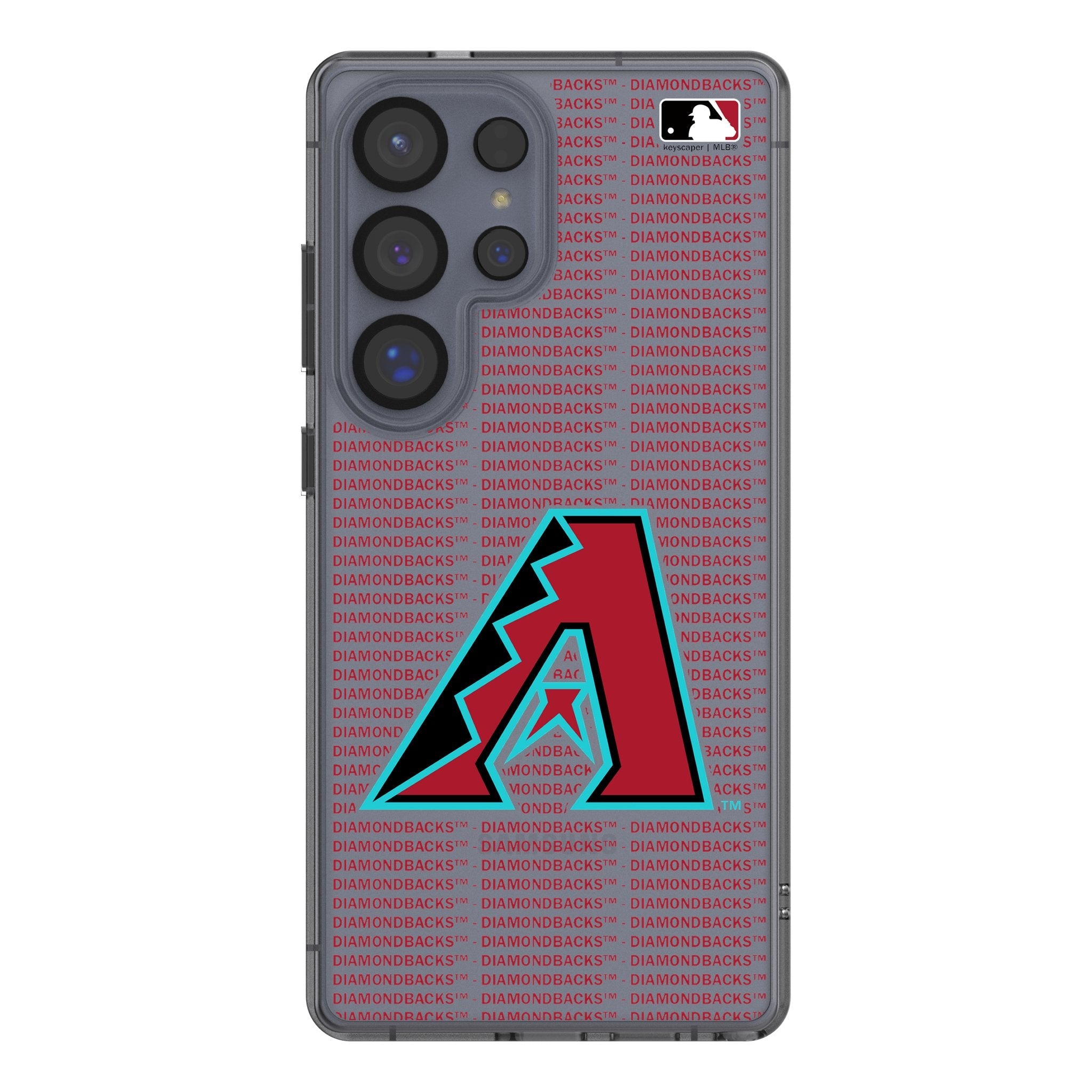 Arizona Diamondbacks Text Backdrop Clear Phone Case for Samsung Galaxy 1