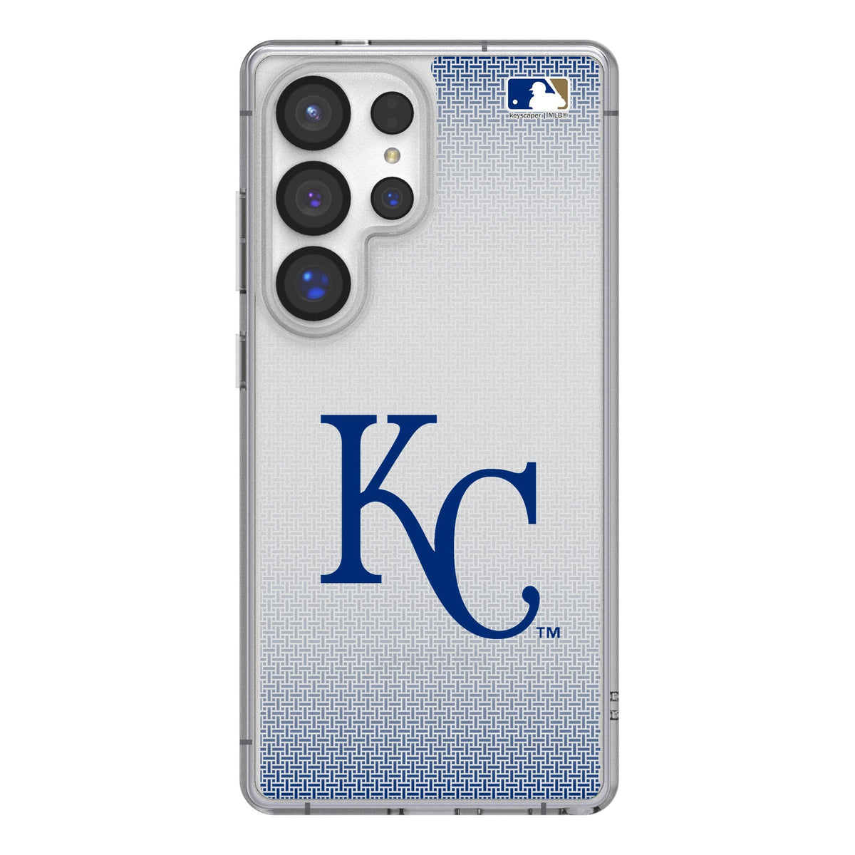 Kansas City Royals Linen Clear Phone Case for Samsung Galaxy 1