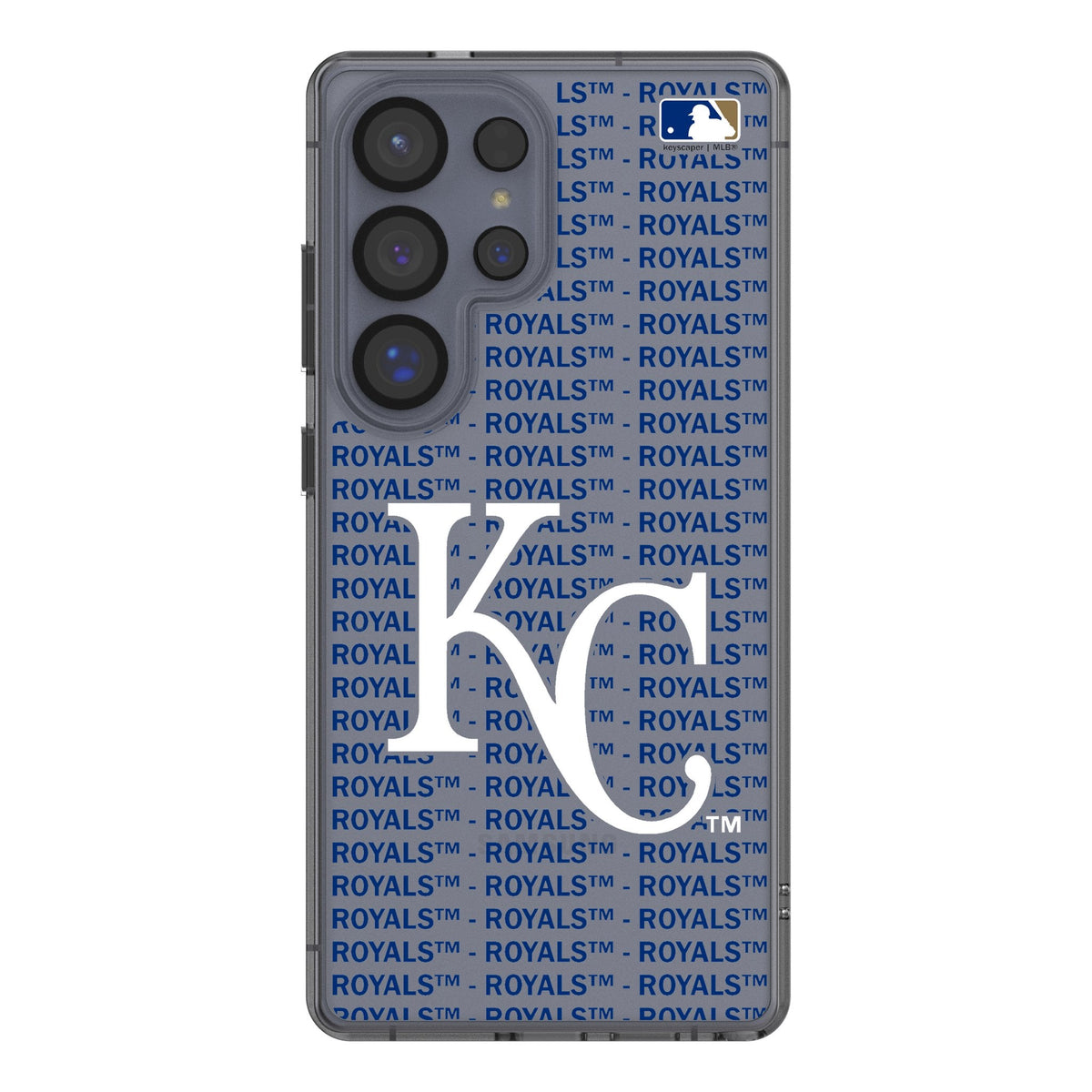 Kansas City Royals Text Backdrop Clear Phone Case for Samsung Galaxy 1