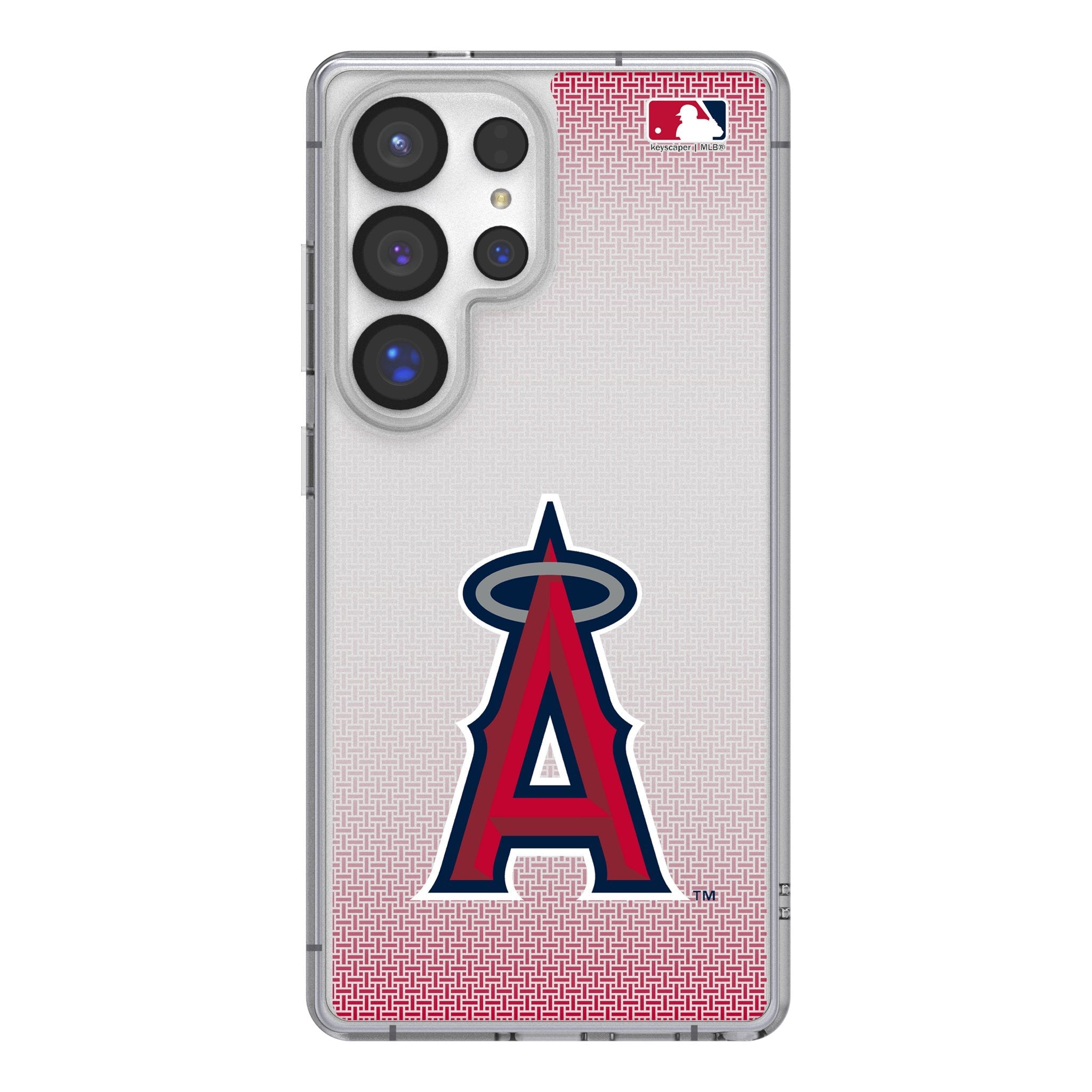 Los Angeles Angels Linen Clear Phone Case for Samsung Galaxy