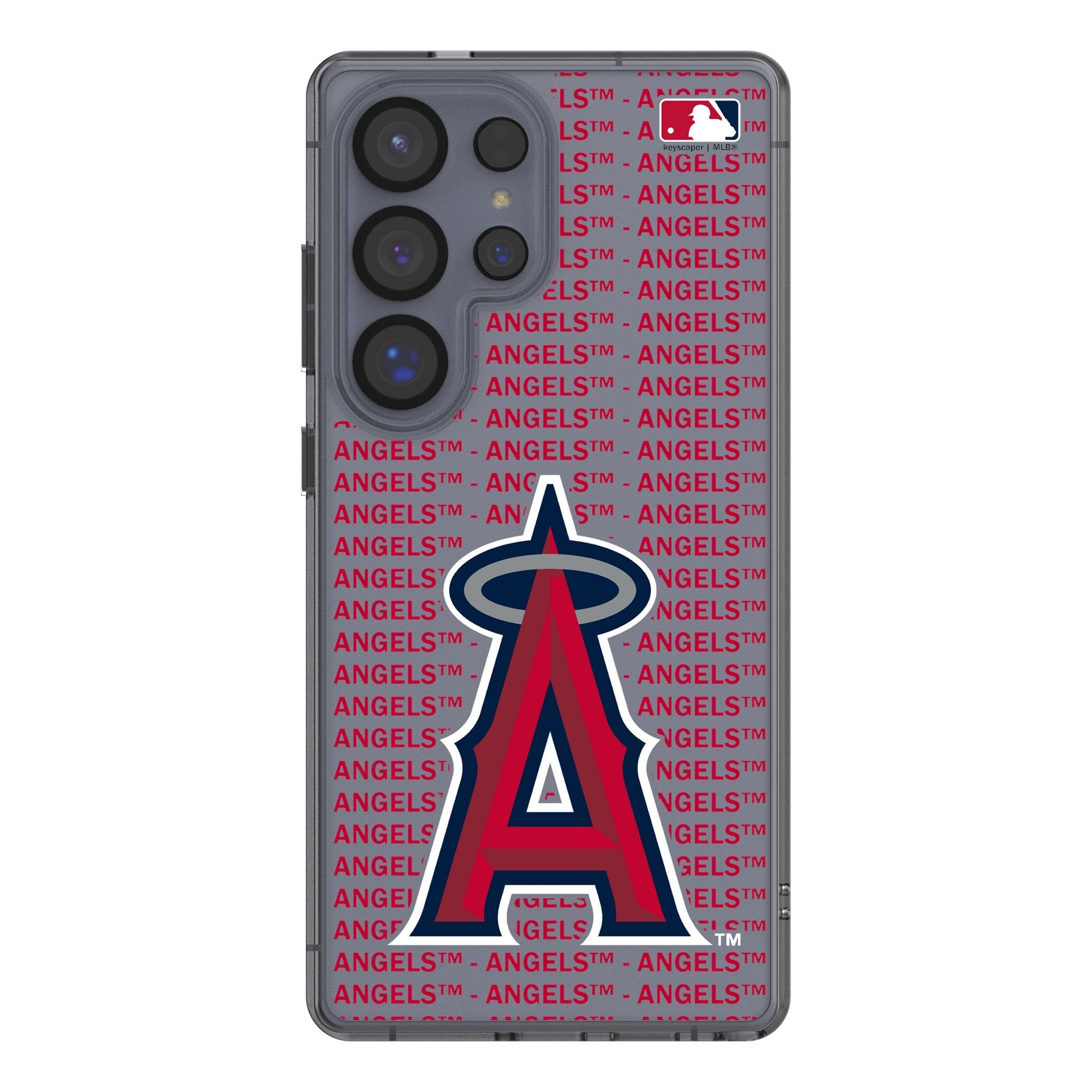 Los Angeles Angels Text Backdrop Clear Phone Case for Samsung Galaxy 1