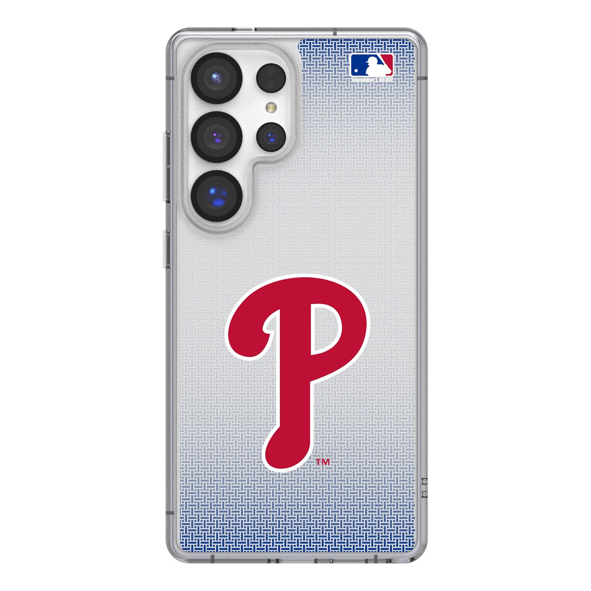 Philadelphia Phillies Linen Clear Phone Case for Samsung Galaxy