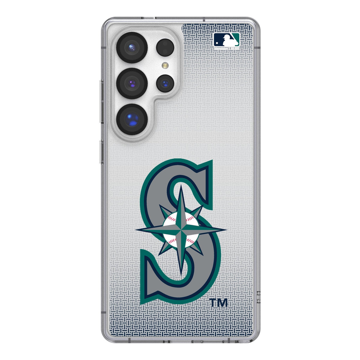Seattle Mariners Linen Clear Phone Case for Samsung Galaxy 1