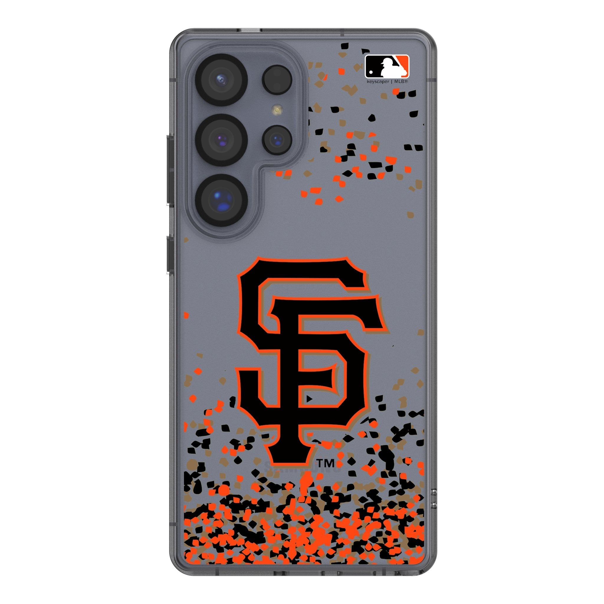 San Francisco Giants Confetti Clear Phone Case for Samsung Galaxy