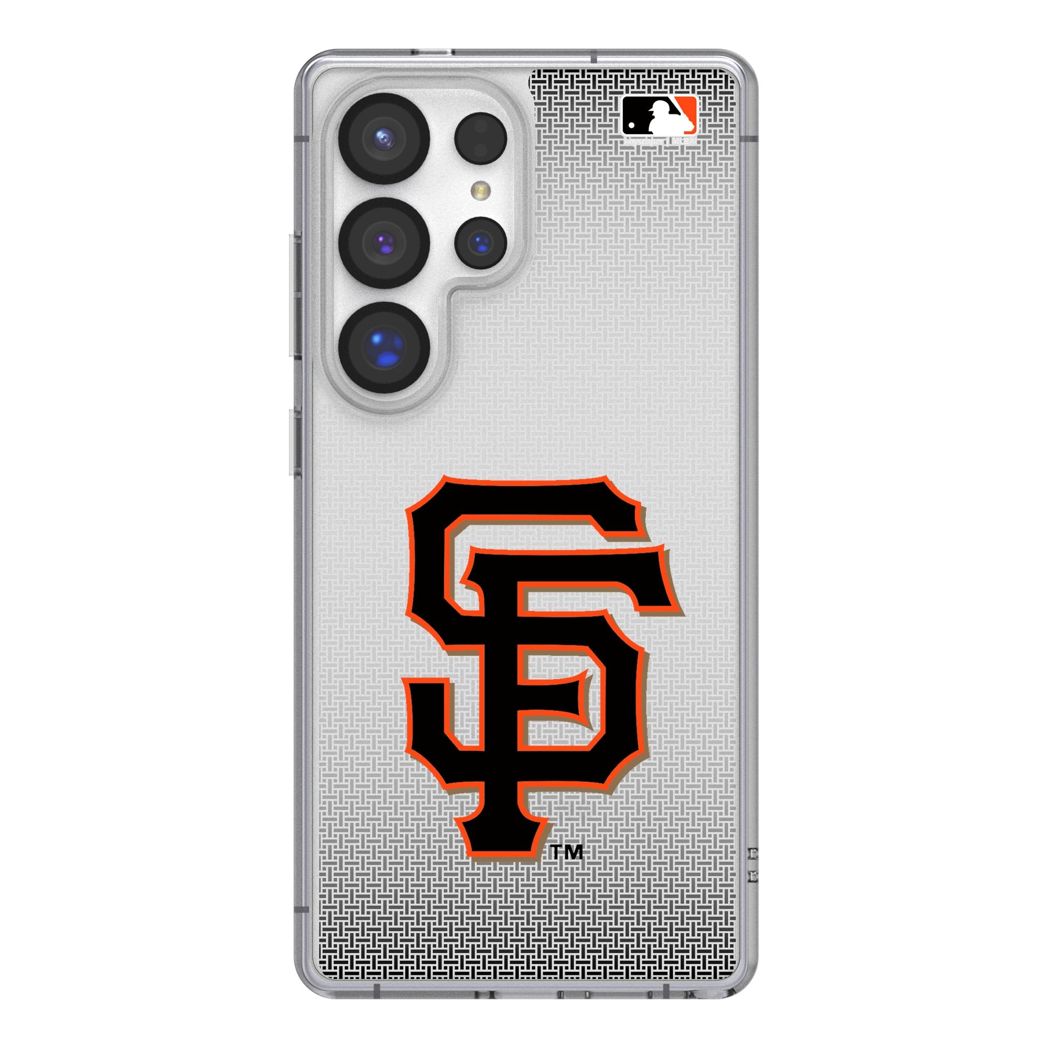 San Francisco Giants Linen Clear Phone Case for Samsung Galaxy