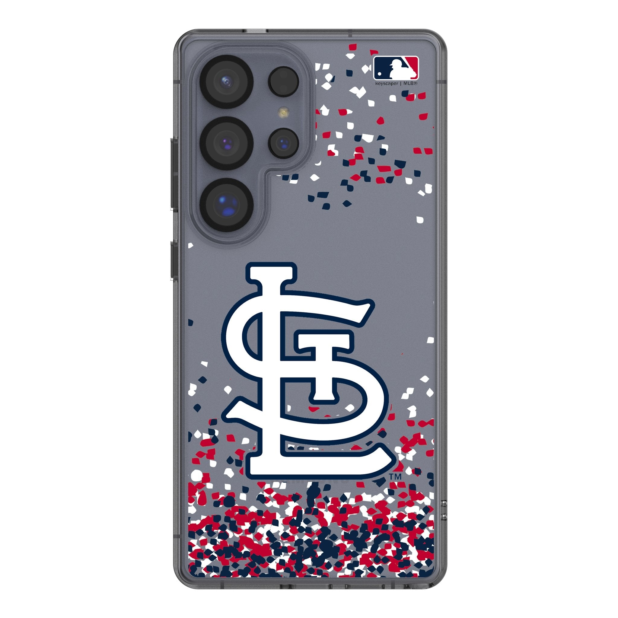 St Louis Cardinals Confetti Clear Phone Case for Samsung Galaxy