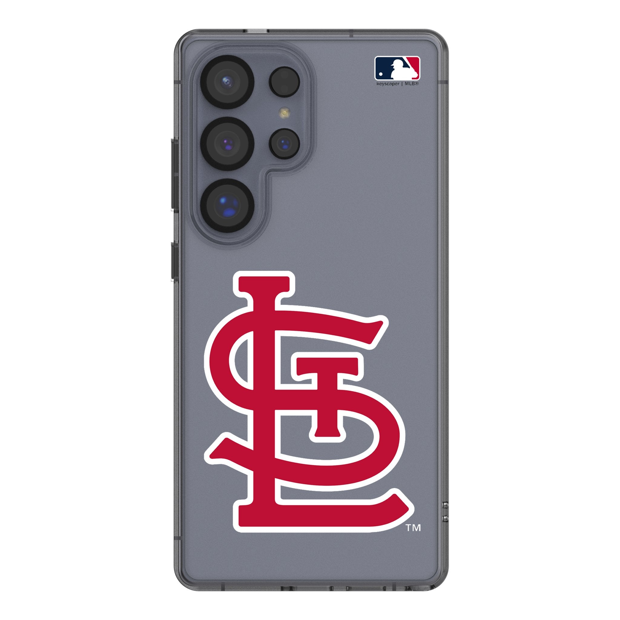 St Louis Cardinals Text Backdrop Clear Phone Case for Samsung Galaxy 1