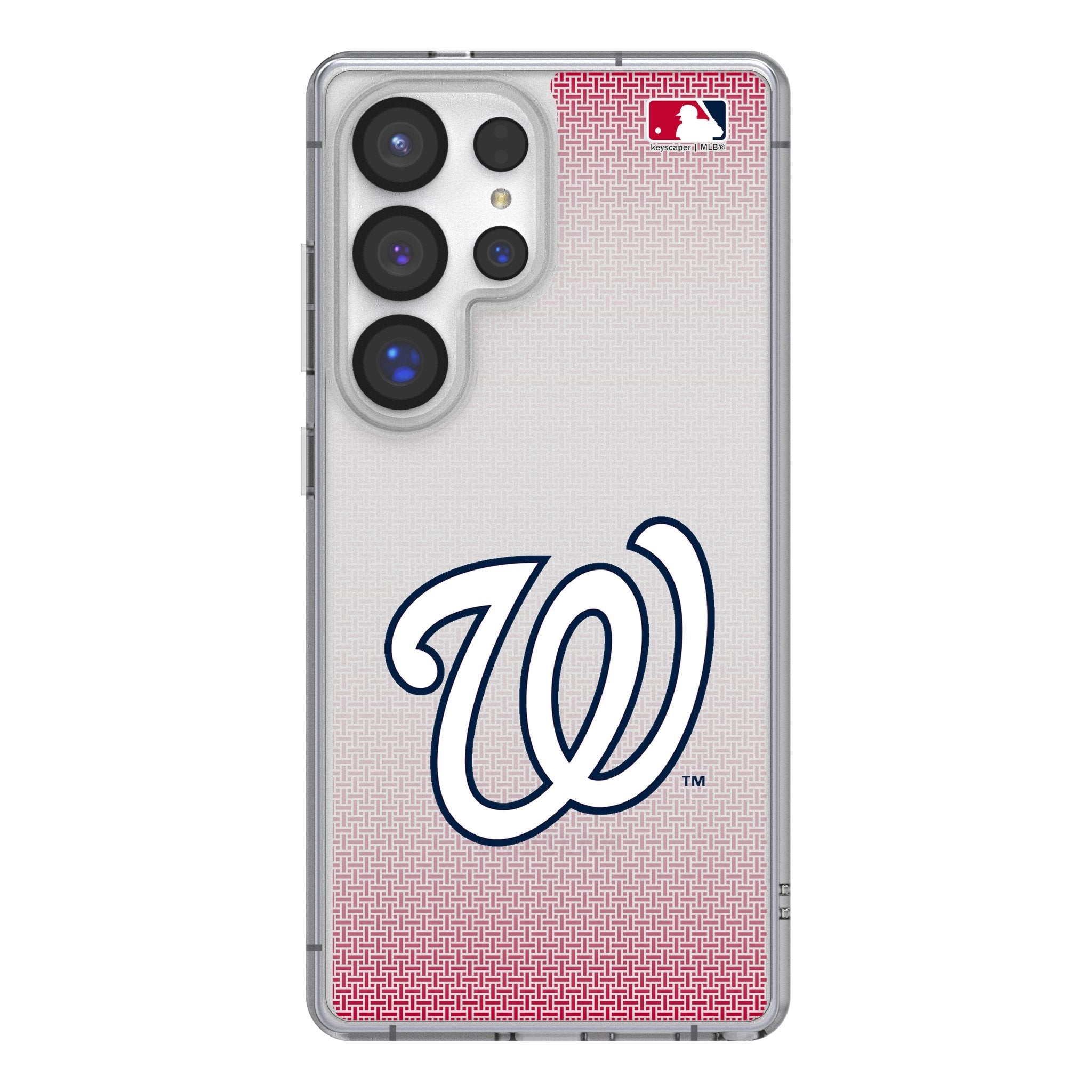 Washington Nationals Linen Clear Phone Case for Samsung Galaxy 1