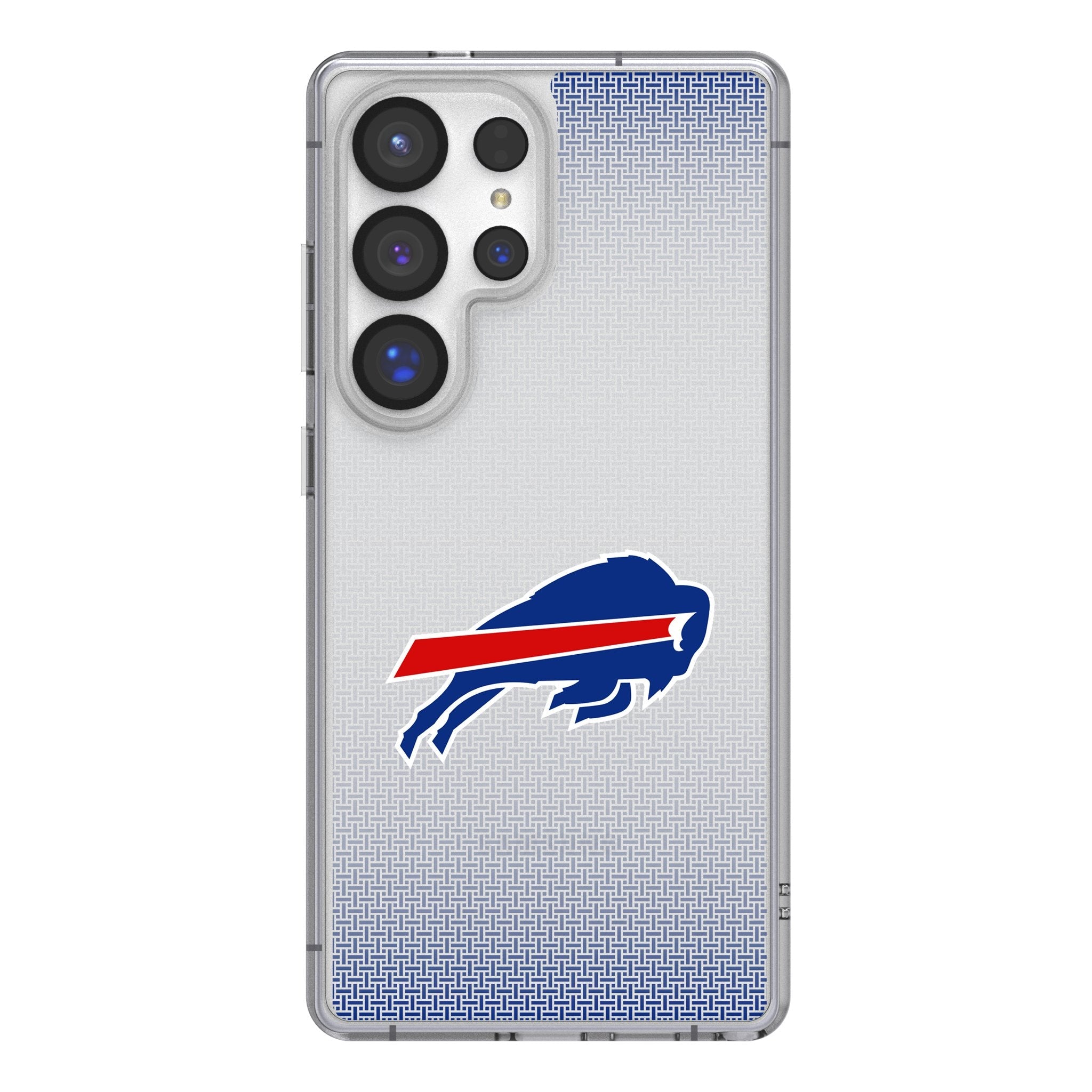 Buffalo Bills Linen Clear Phone Case for Samsung Galaxy 1