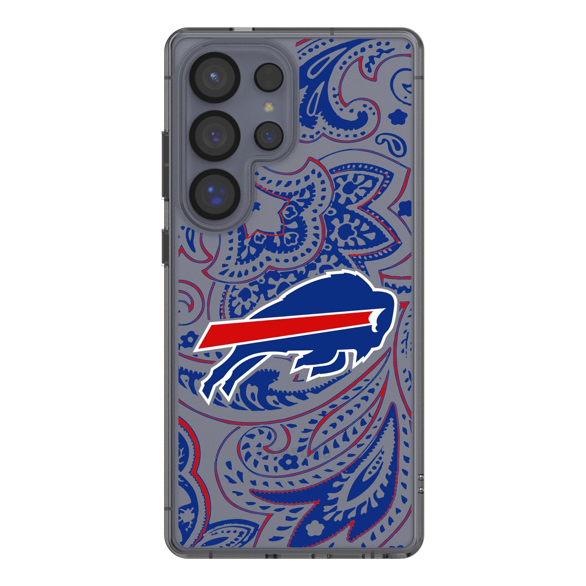 Buffalo Bills Paisley Clear Phone Case for Samsung Galaxy