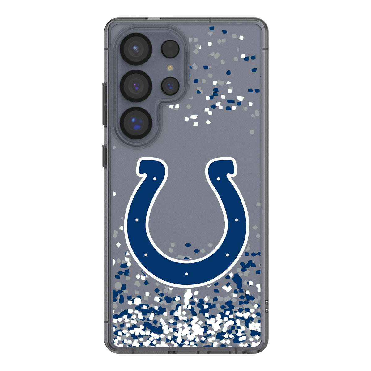 Indianapolis Colts Confetti Clear Phone Case for Samsung Galaxy 1