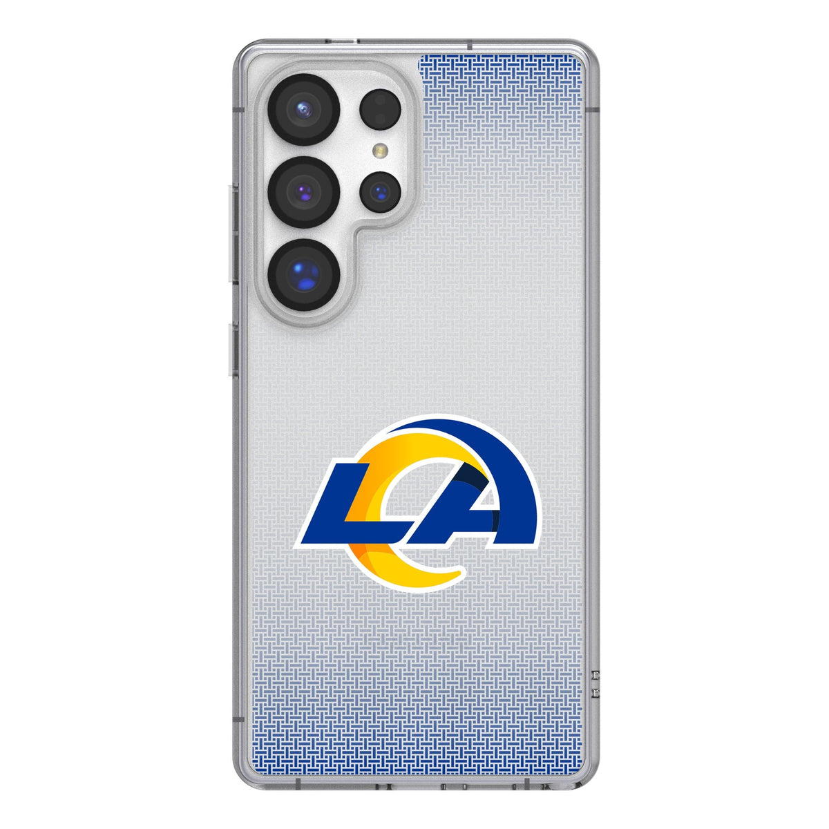 Los Angeles Rams Linen Clear Phone Case for Samsung Galaxy 1