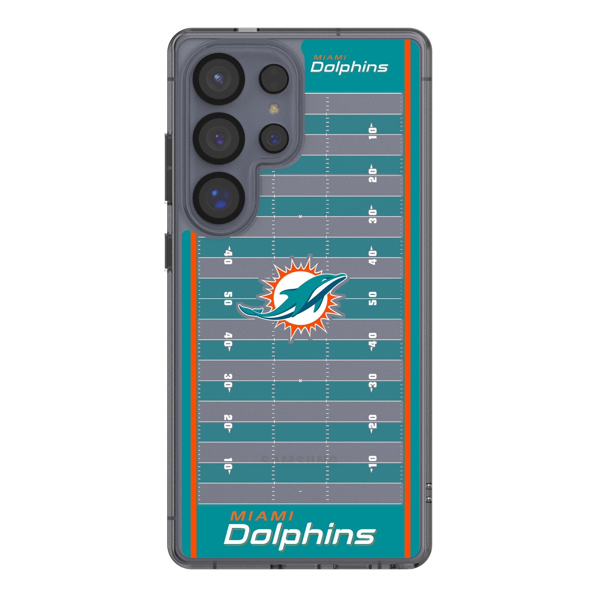 Miami Dolphins Field Clear Phone Case for Samsung Galaxy 1