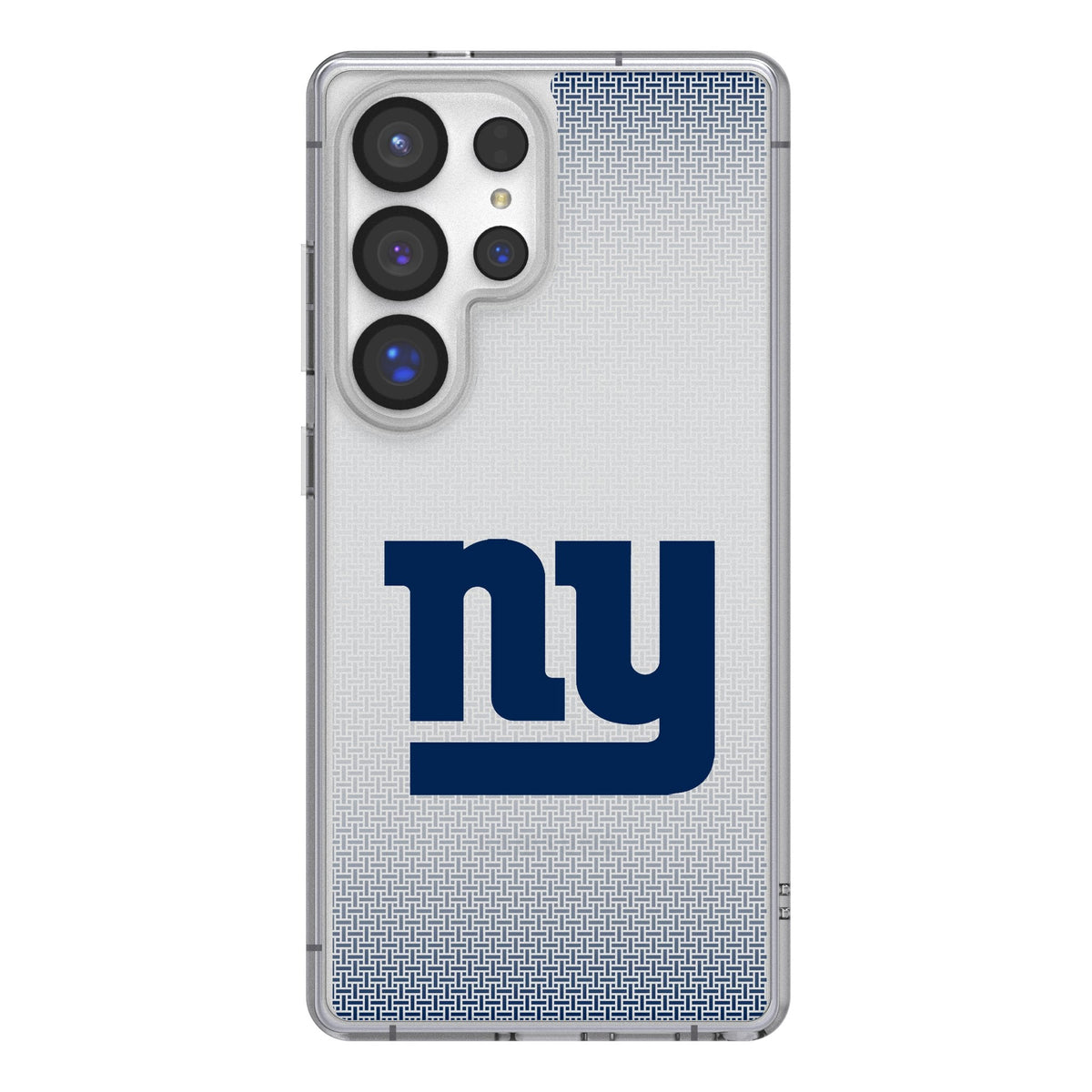 New York Giants Linen Clear Phone Case for Samsung Galaxy 1