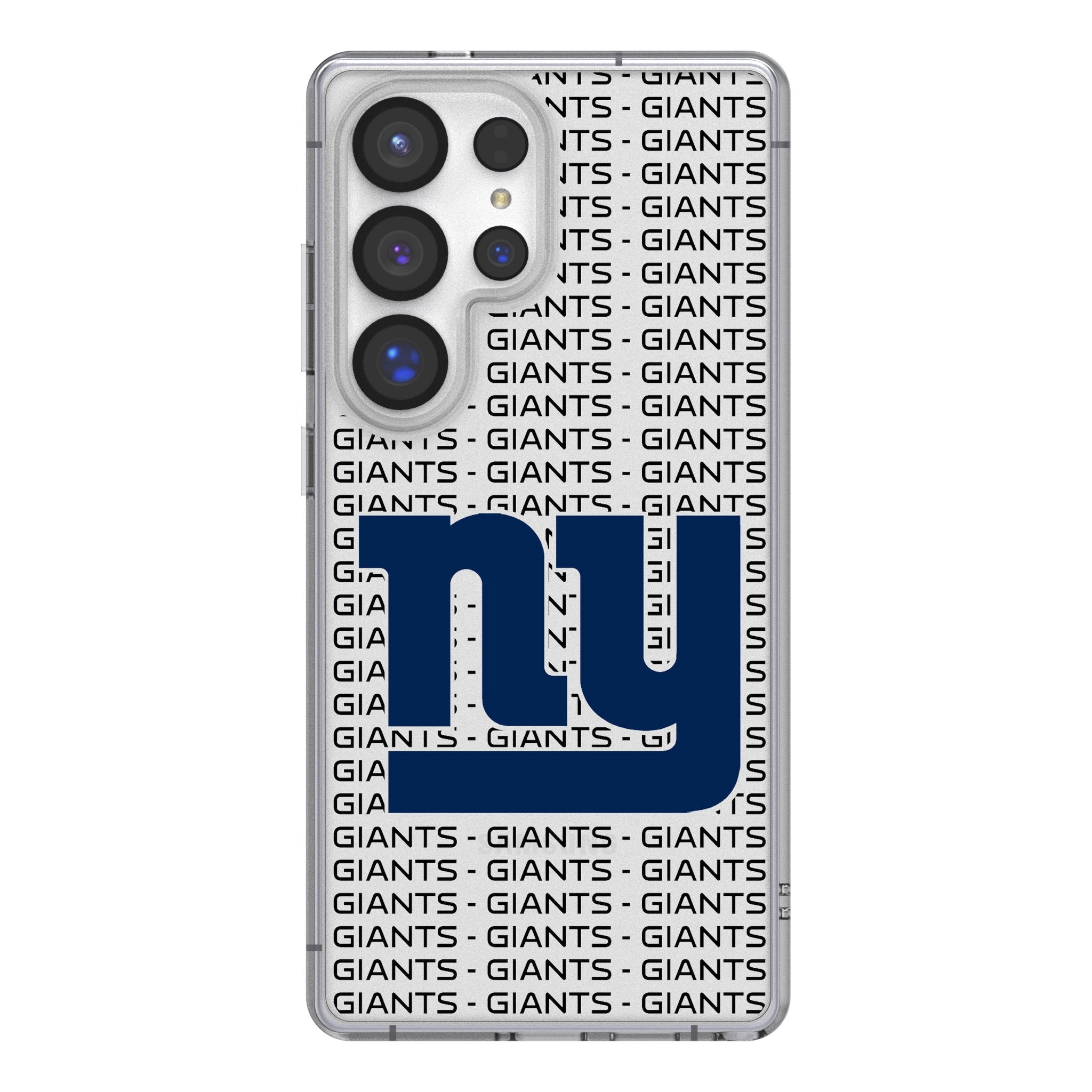 New York Giants Text Backdrop Clear Phone Case for Samsung Galaxy 1